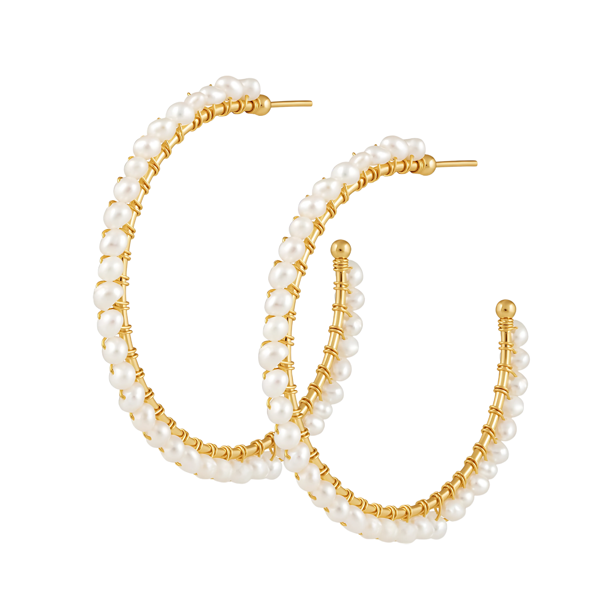 Marilyn Pearl Hoops