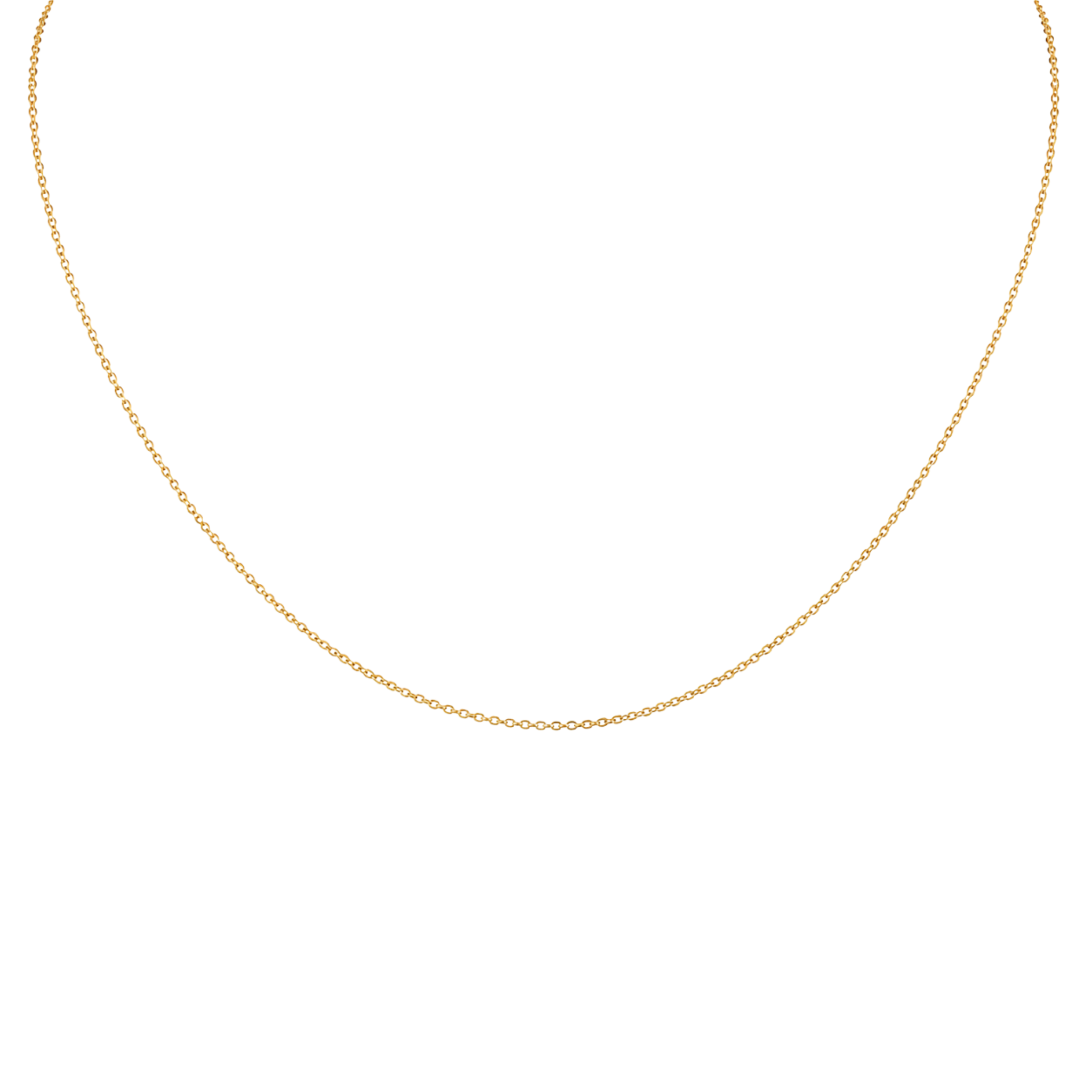 Dainty Cable Chain Slider Necklace