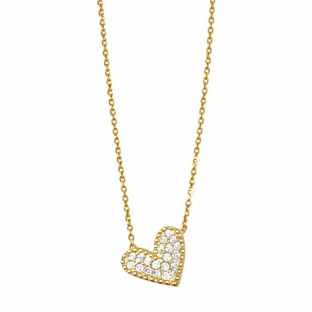 Sideways Heart Necklace