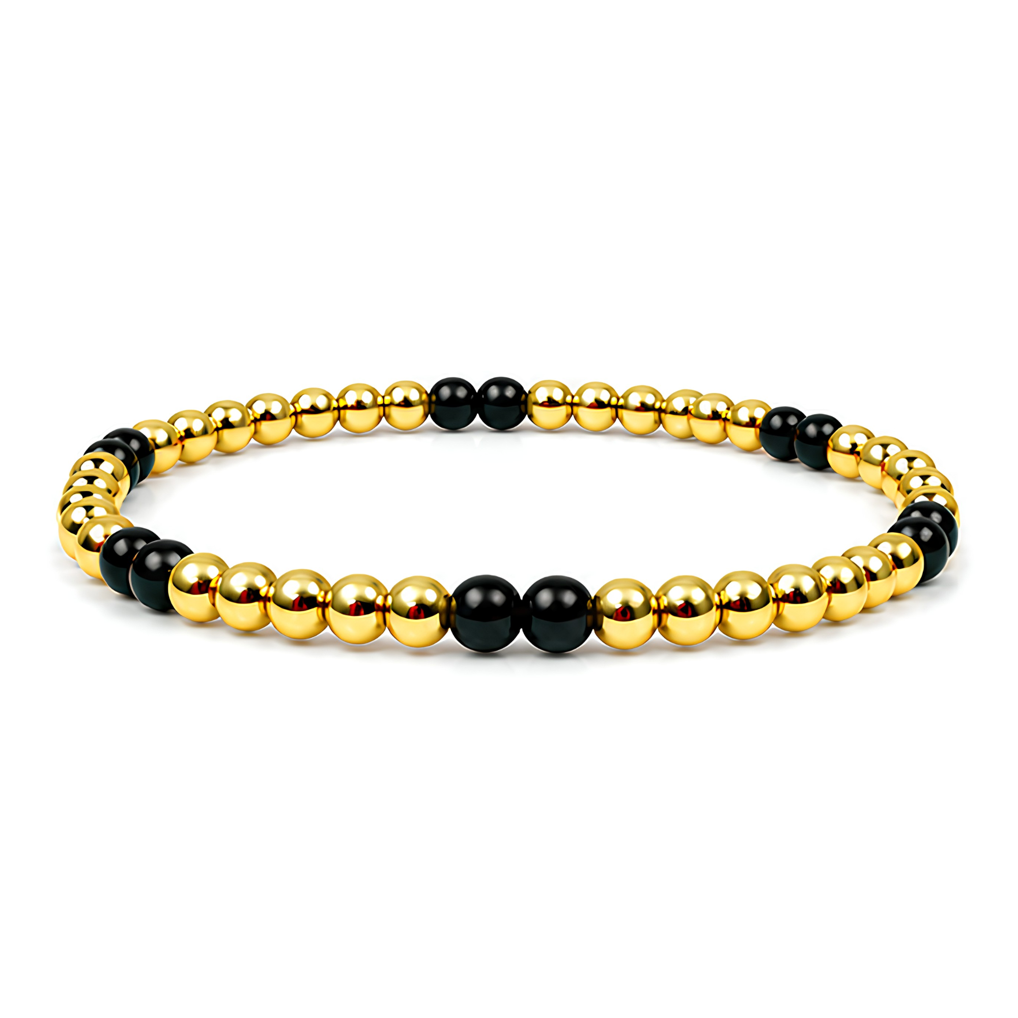 Colorful Beaded 4MM Stretch Bracelet