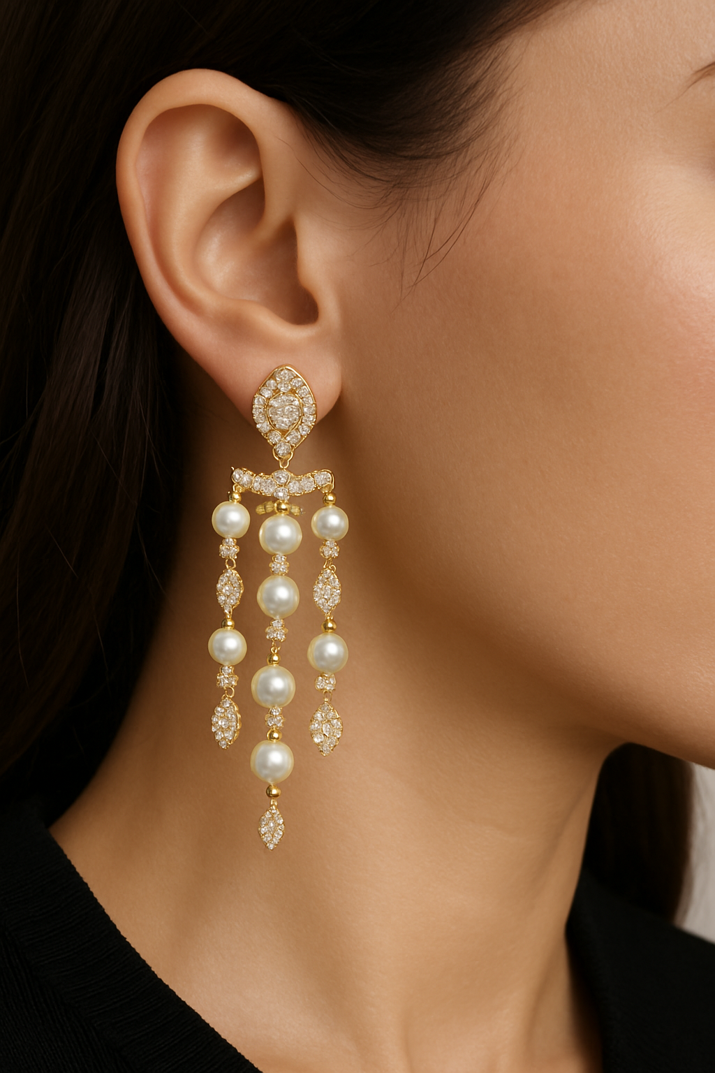 Pearl Tassel Earring
