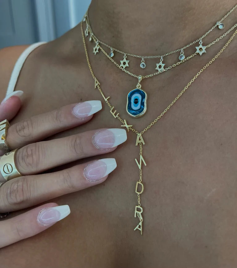 Custom Lariat Name Necklace