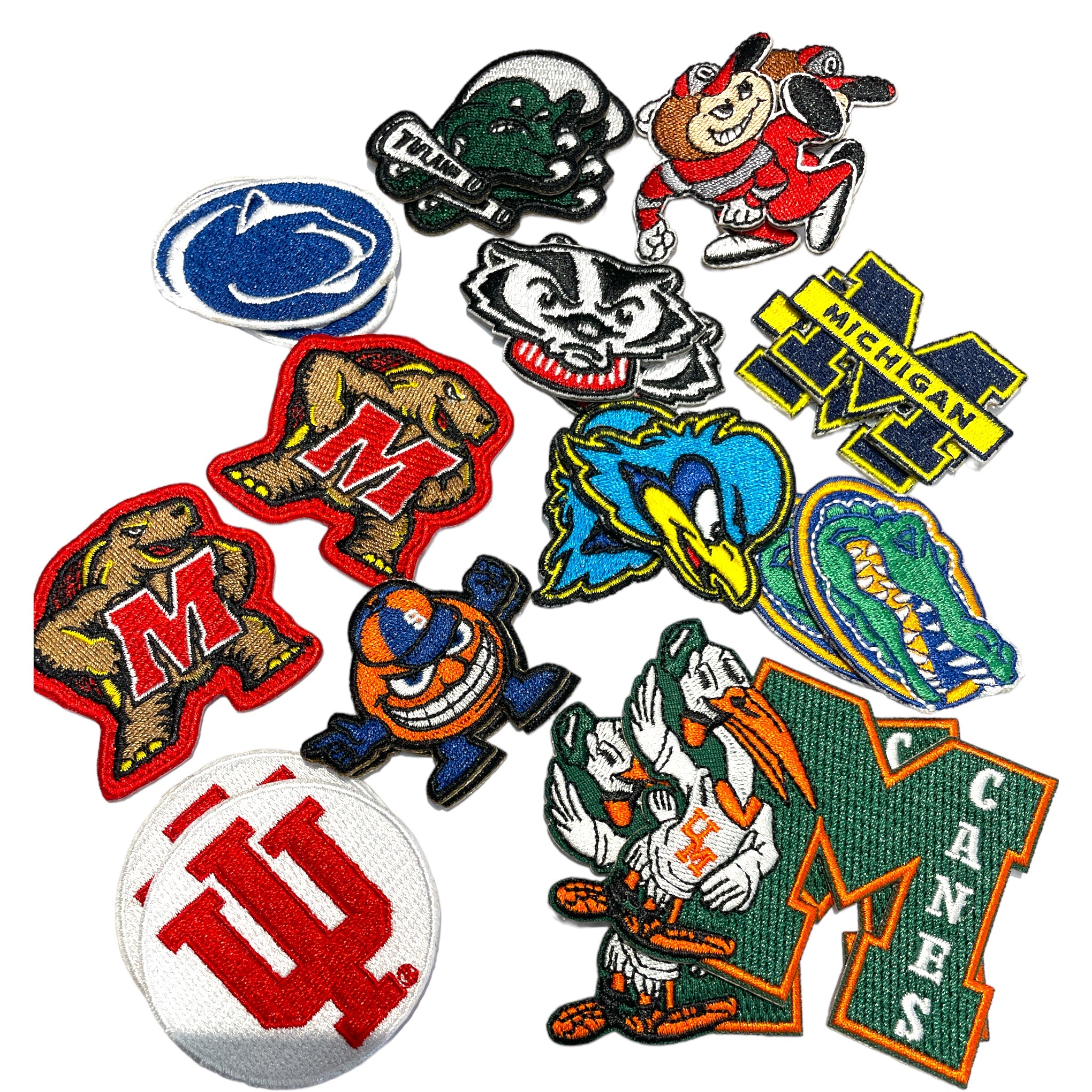 College Patch Stickers