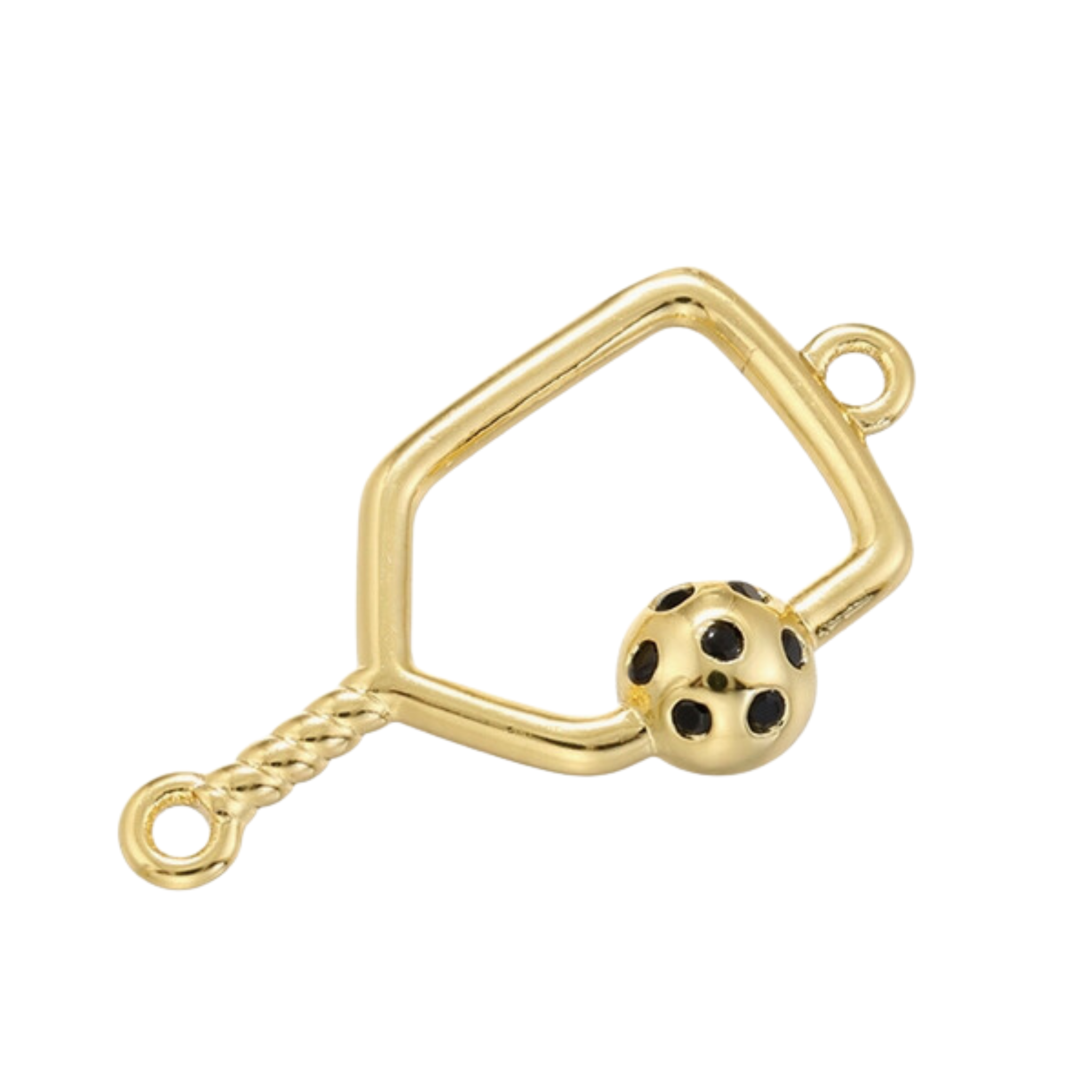 Pickleball Charm For Charm Bar & Charm Necklace - Let's Bag It