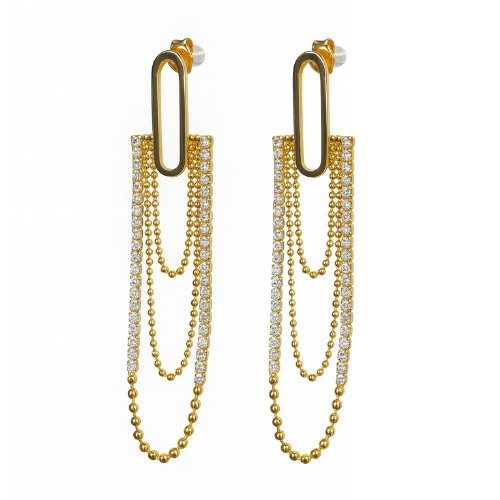 Zip Glam Earrings