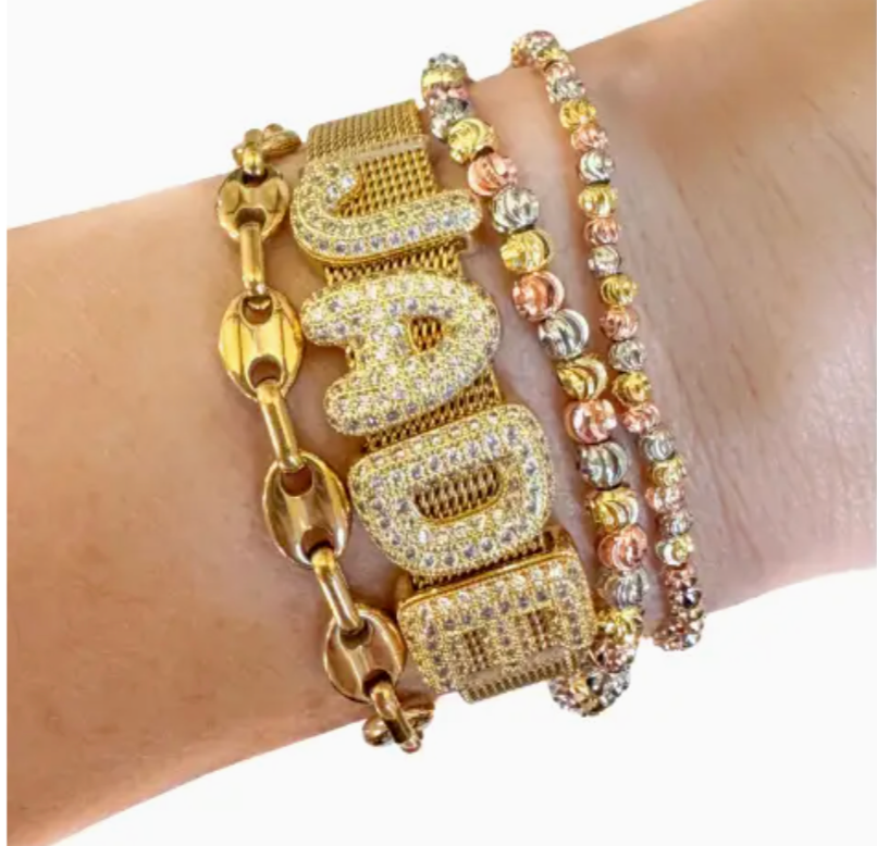 Slider Charm Watch Bracelet