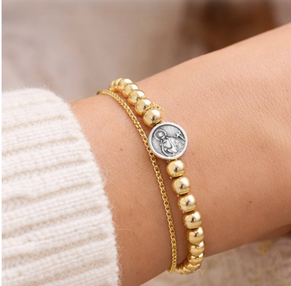 Subliminal Saint Gerard Beaded Bracelet