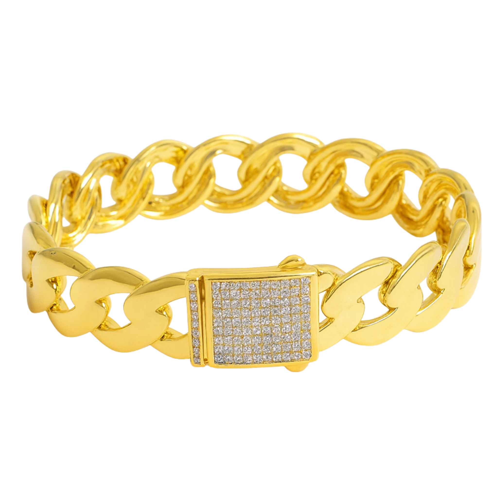 Cuban cz bangle