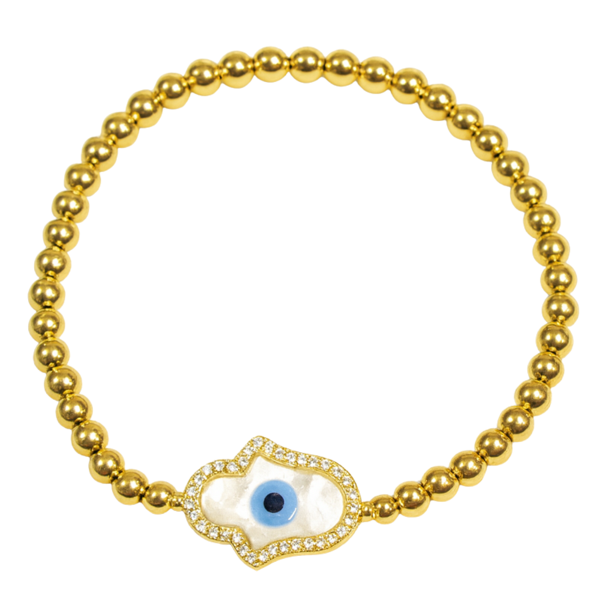 Beaded halmsa bracelet