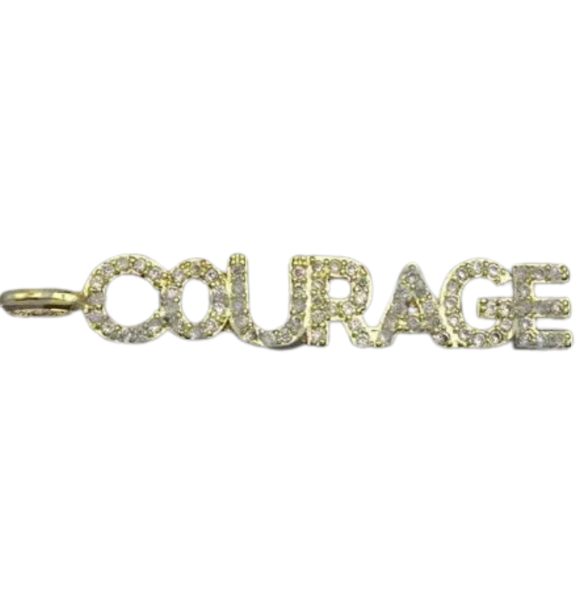 Cz Micro Pavewarrior charm