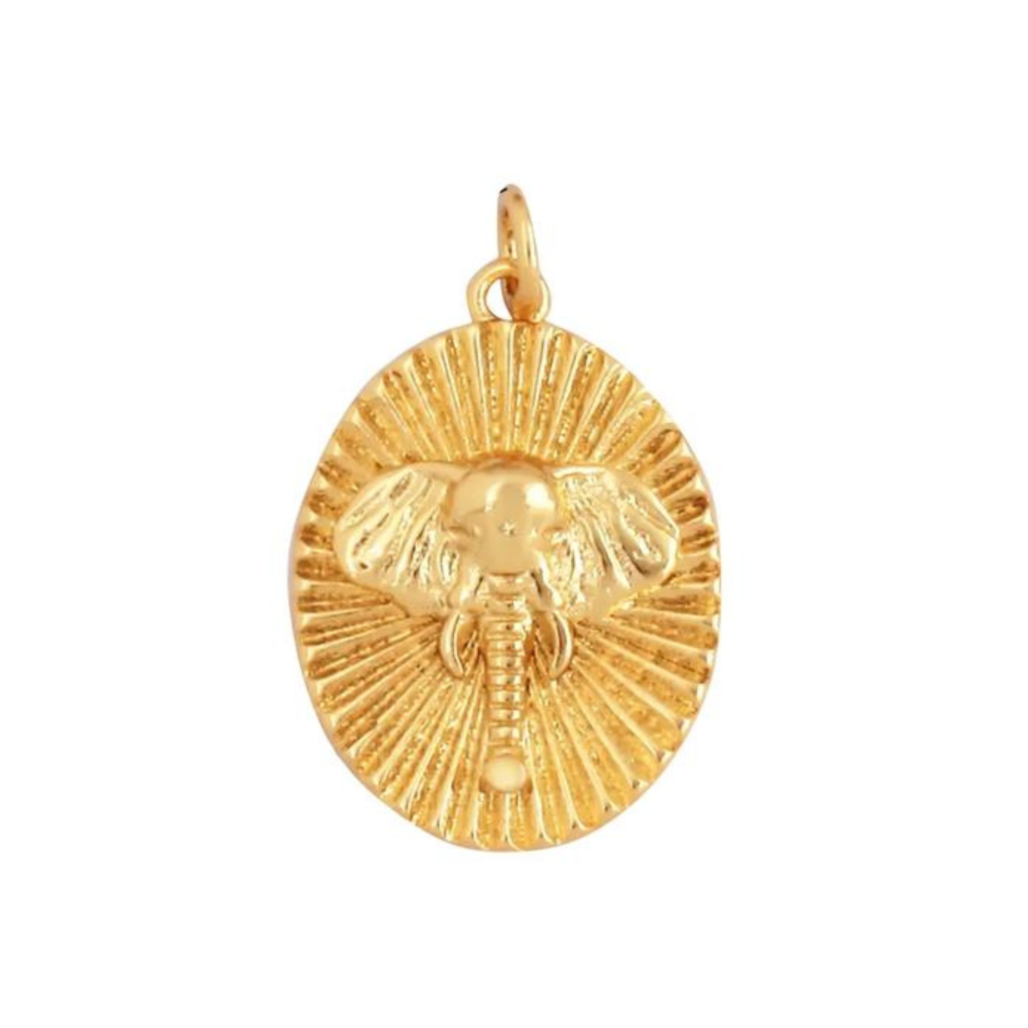 Elephant Gold Jewelry Charm - Let's Bag It