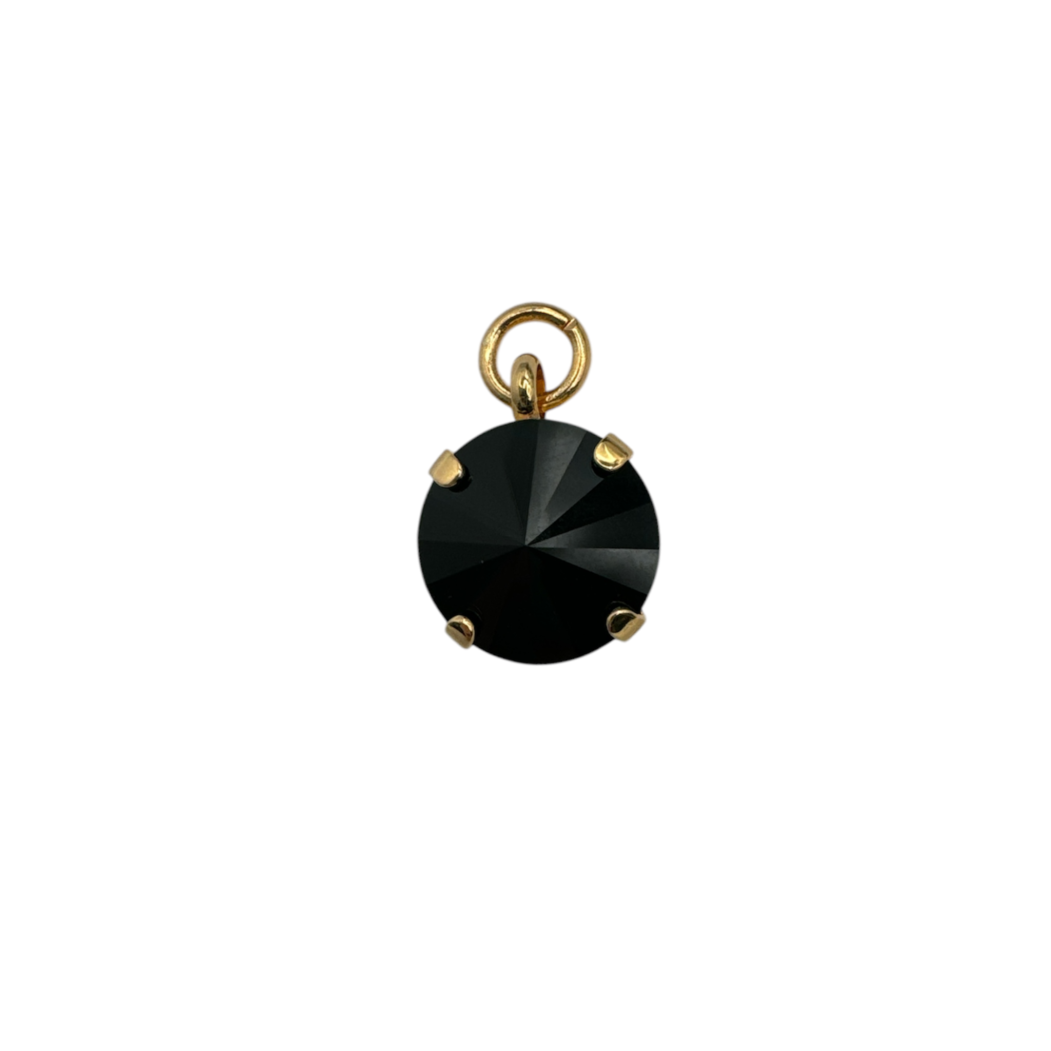Black charm 12mm - Let's Bag It