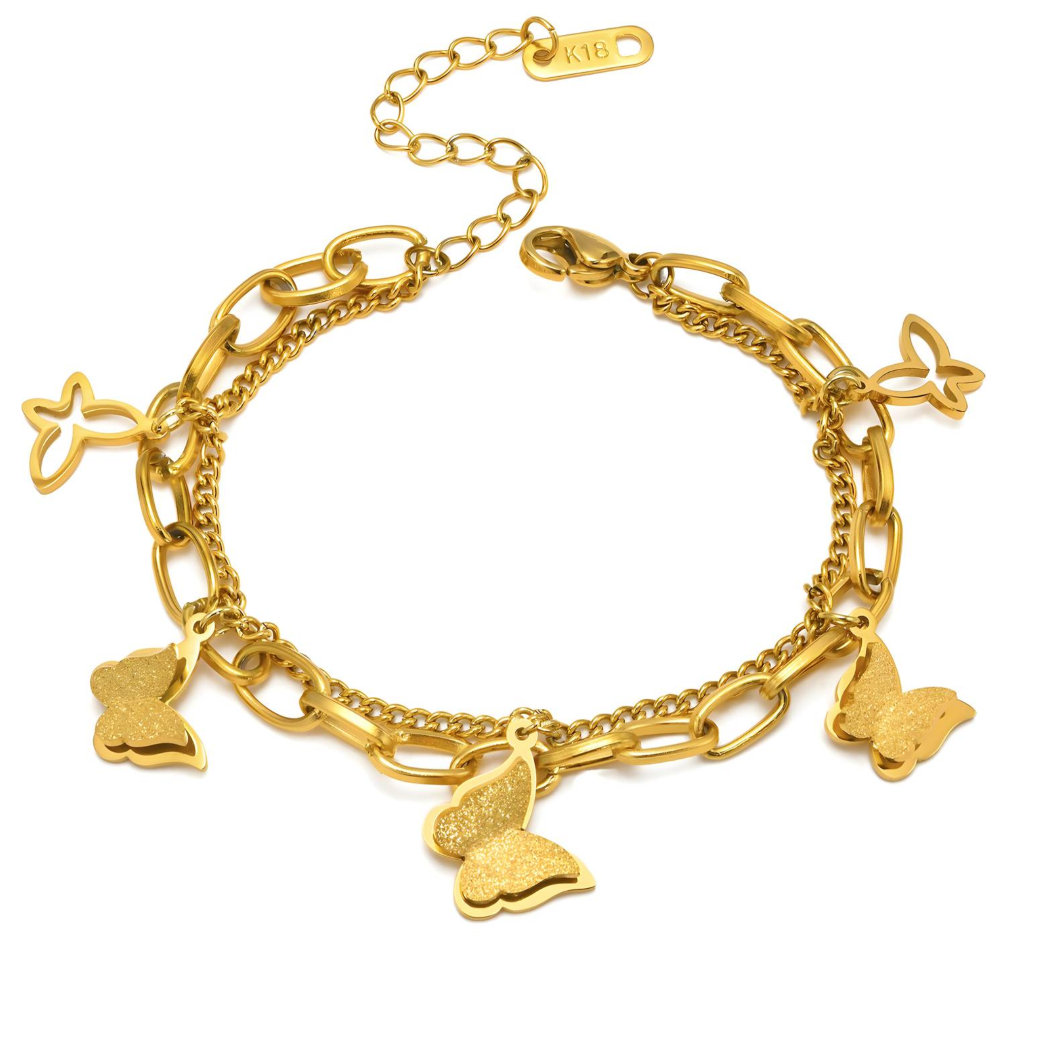 Butterflies bracelet - Let's Bag It