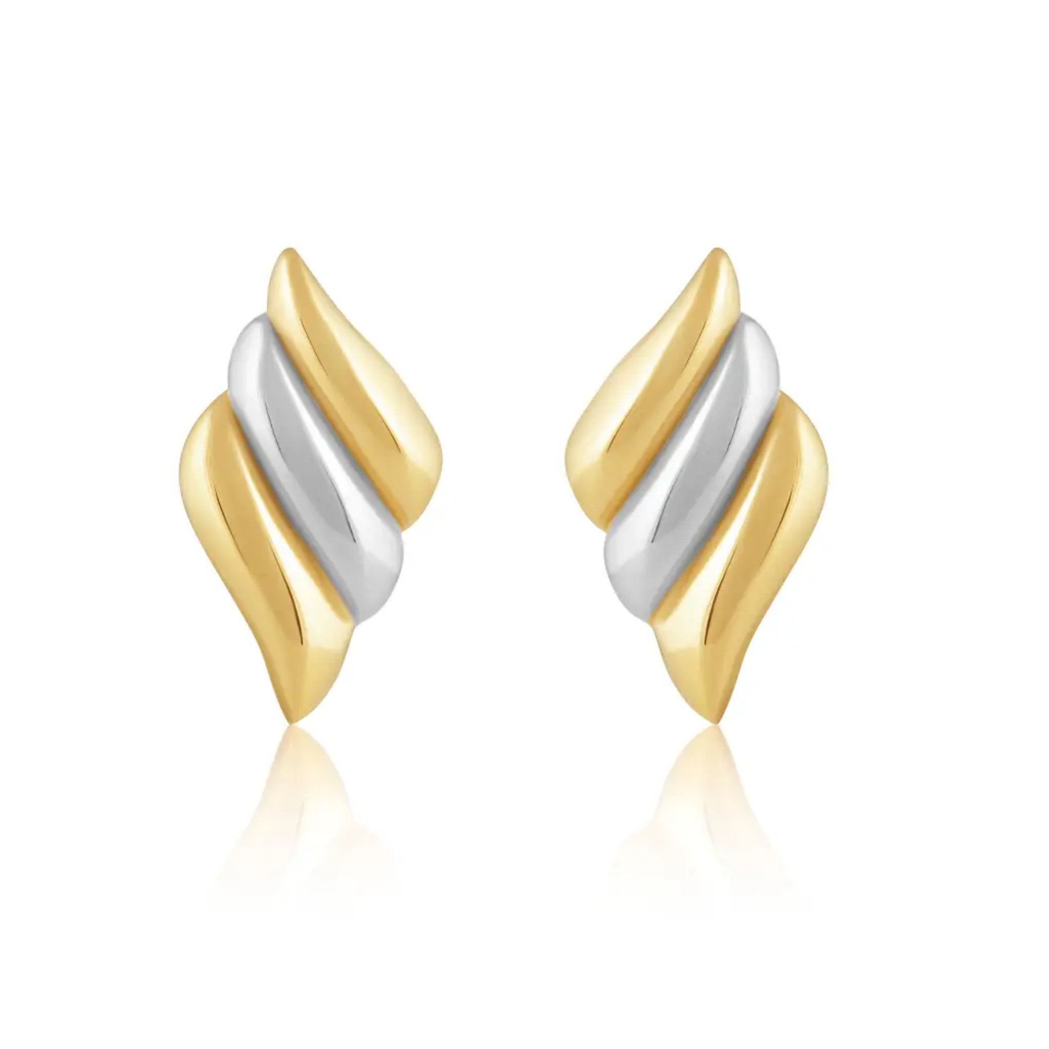 Heather Two Tone Statement Earring