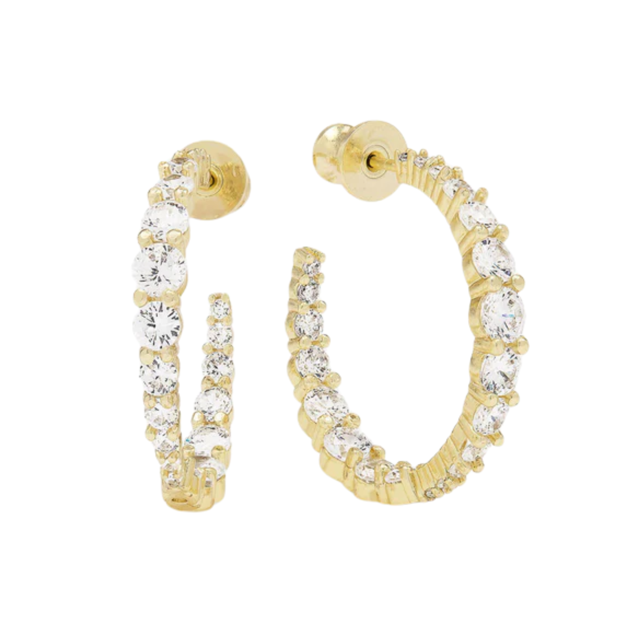 Oh She Fancy" Graduated Hoops 1"