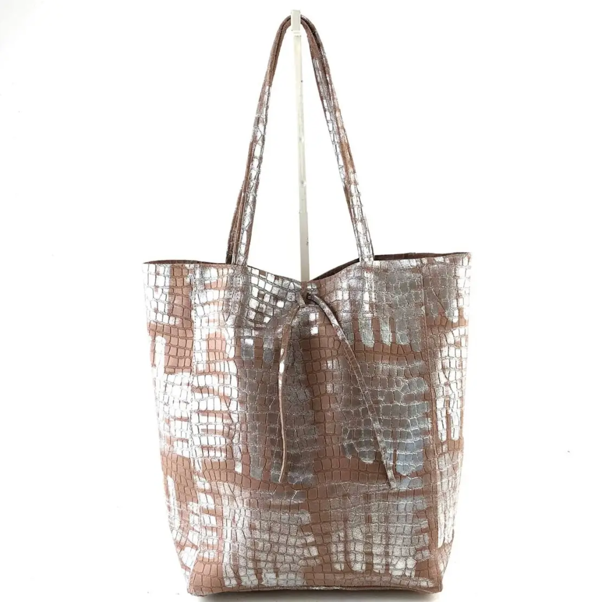 Tote Bag Shopper Big Cocco Lame