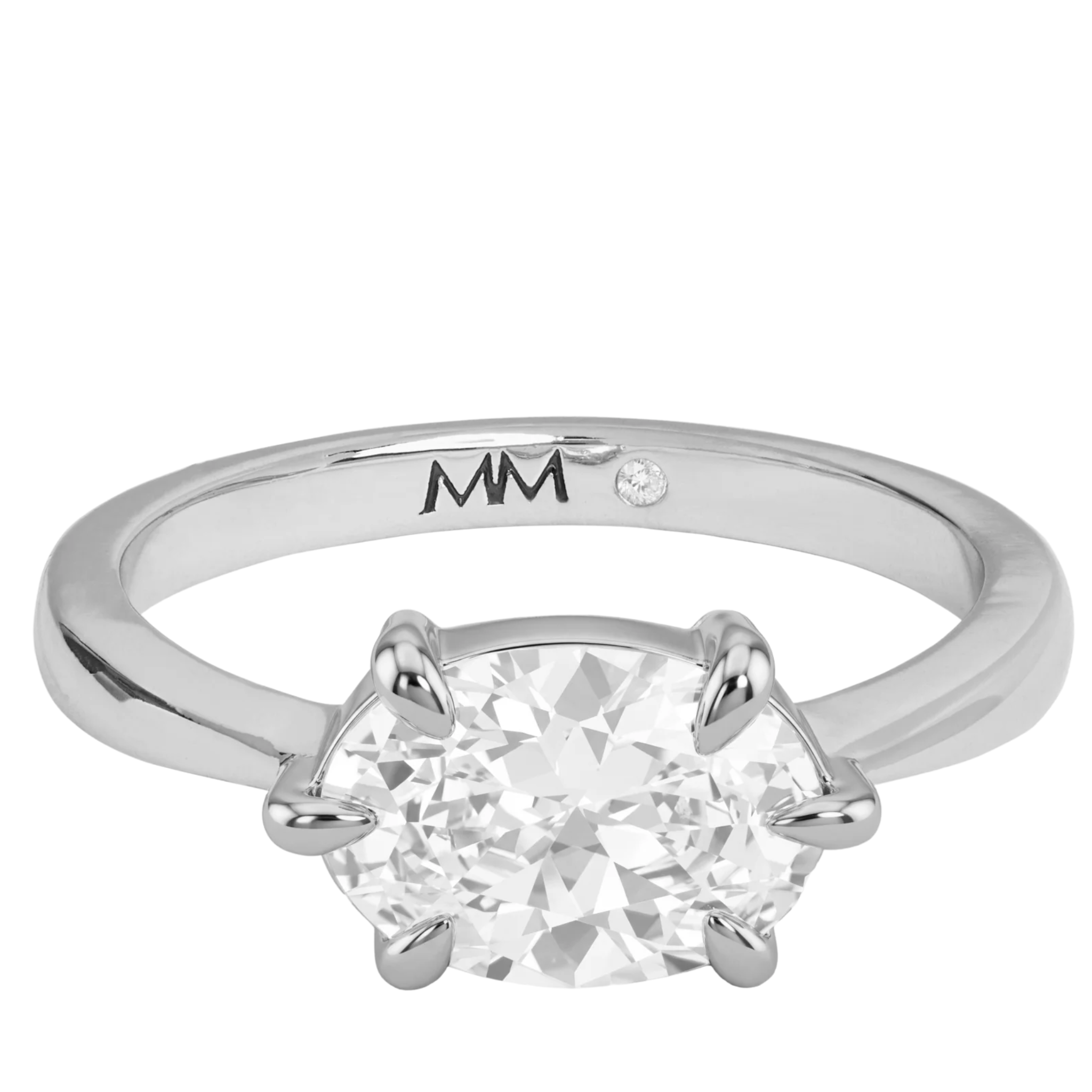 Melinda Maria She's on Point ring featuring a sleek, minimalist design with a polished finish, perfect for stylish everyday wear.