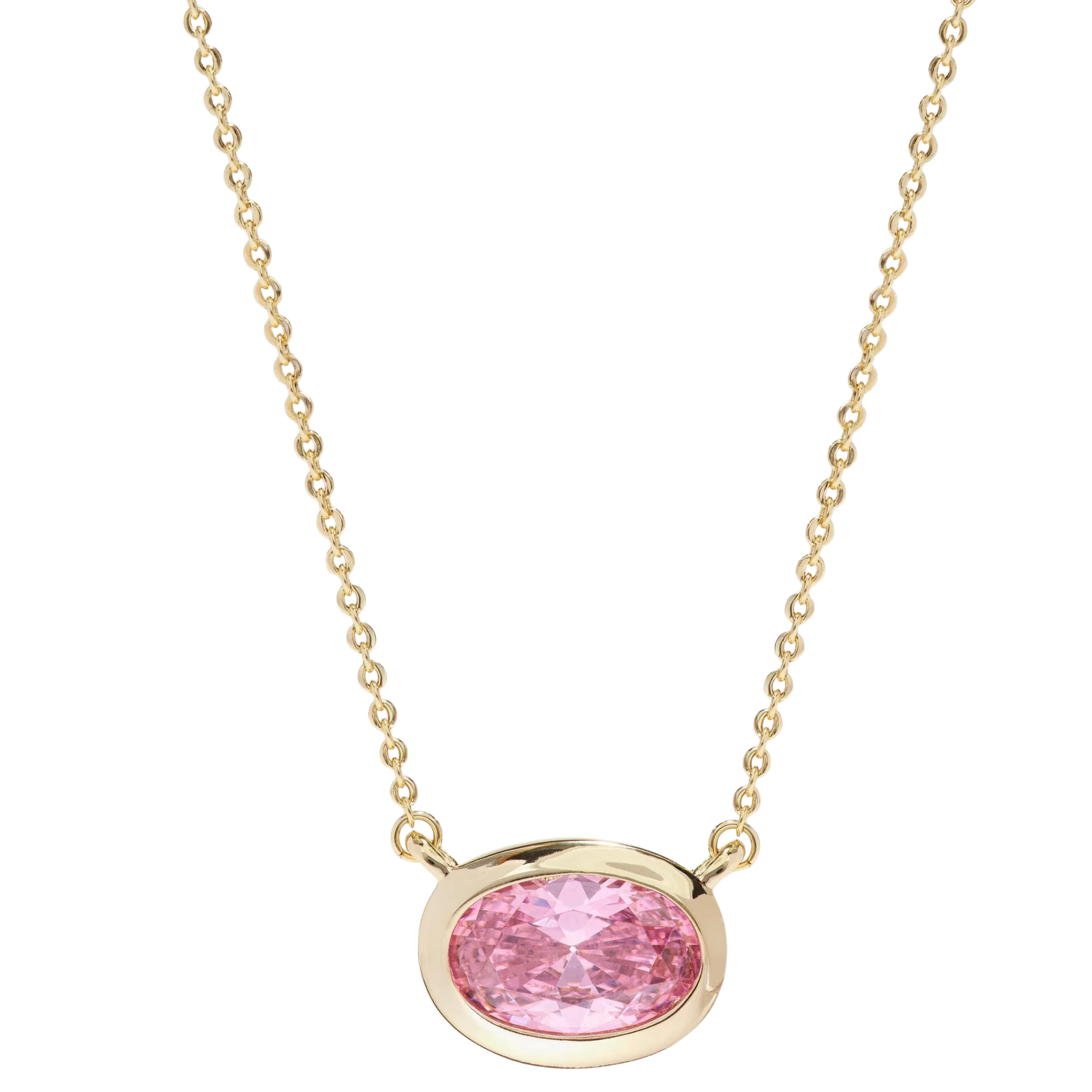 Melinda Maria She's a Boss pendant necklace with a silver chain and bold "She's a Boss" charm on a white background.