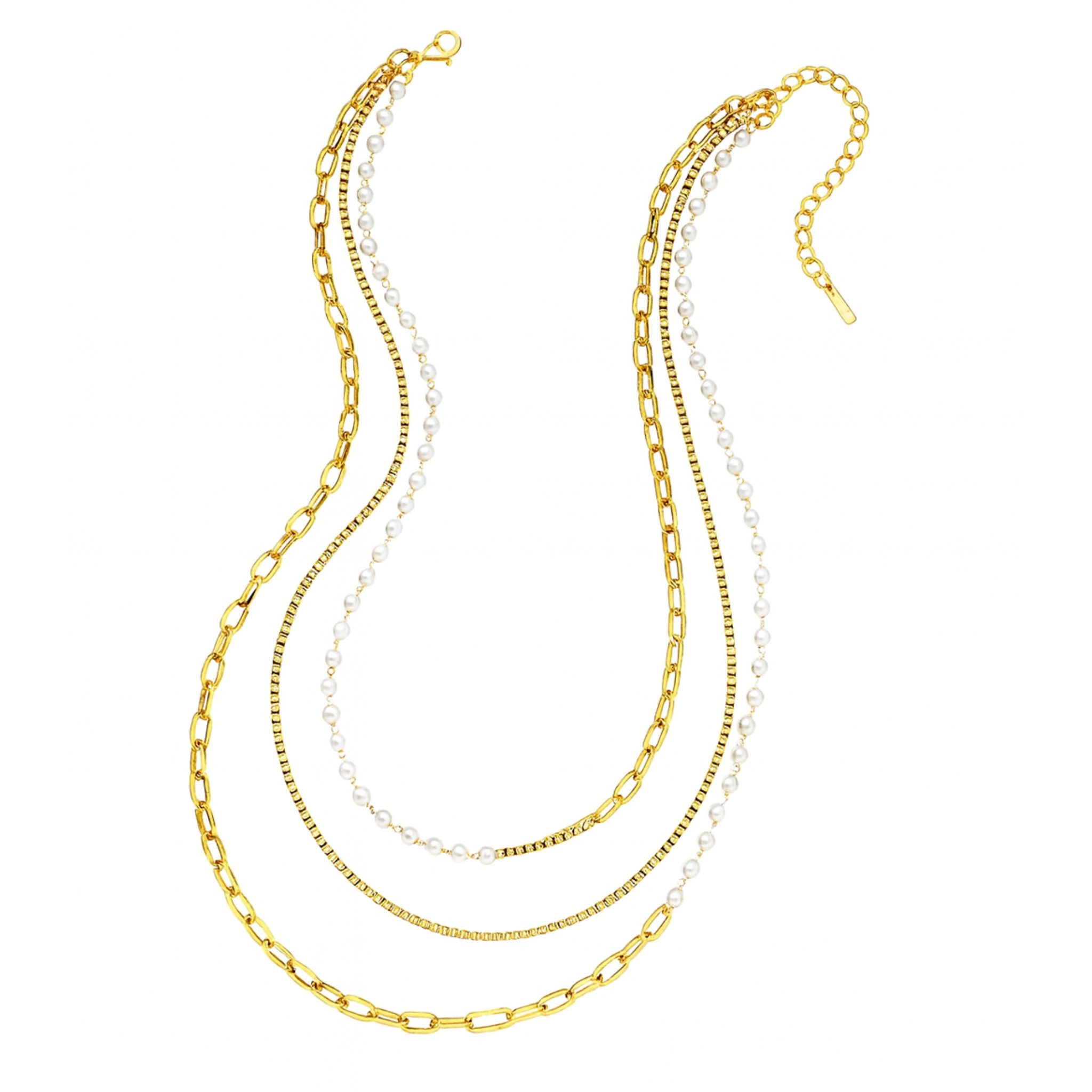 Pearl Stacked Necklace