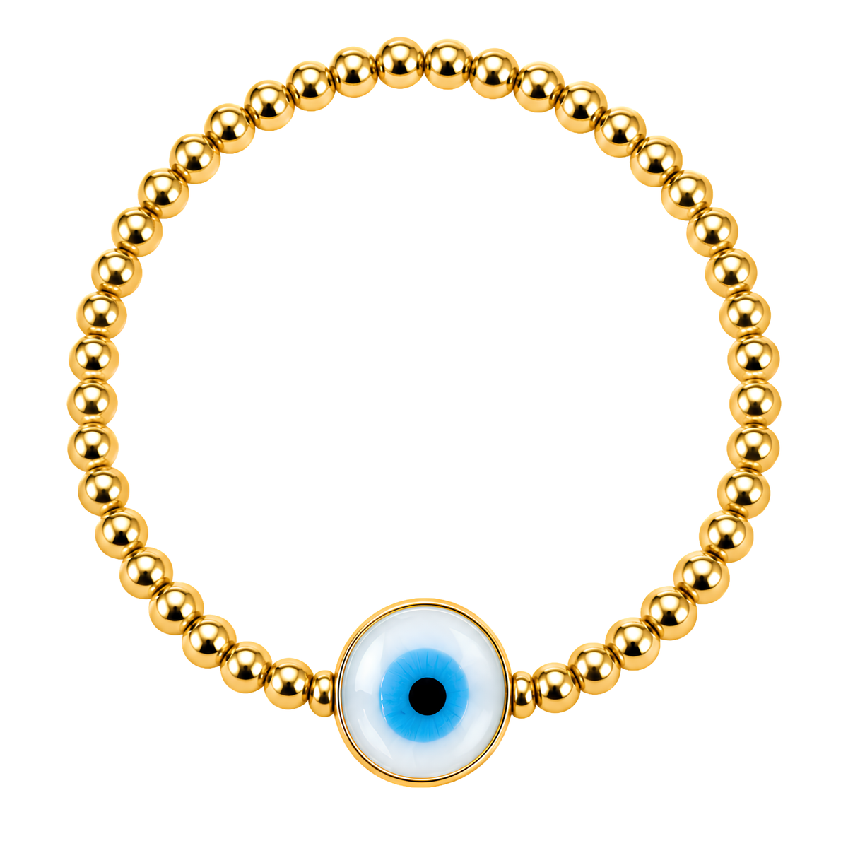 Gold Evil Eye Bracelet