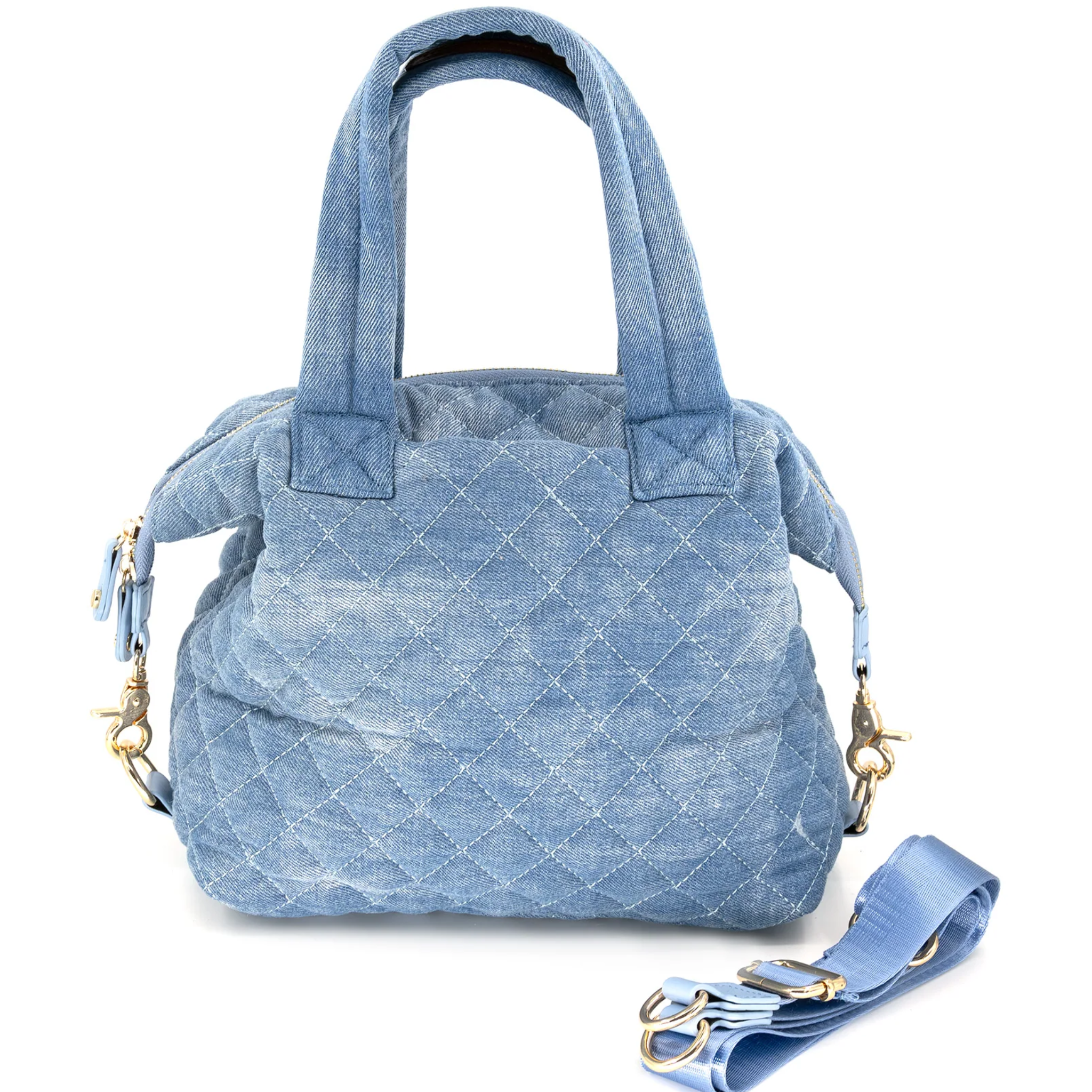Medium size quilted puffer bag