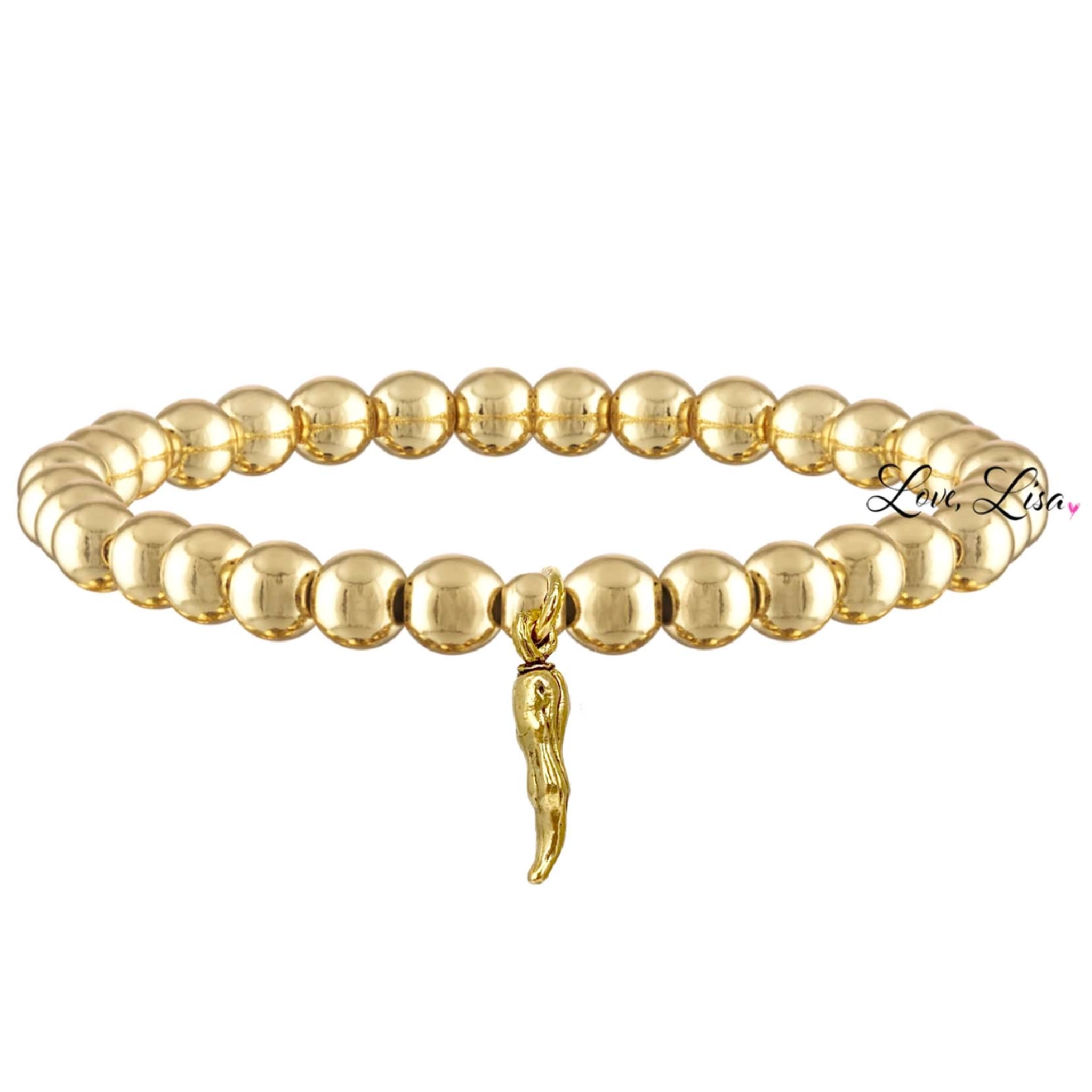 Lucia Italian Horn Cornicello Bracelet