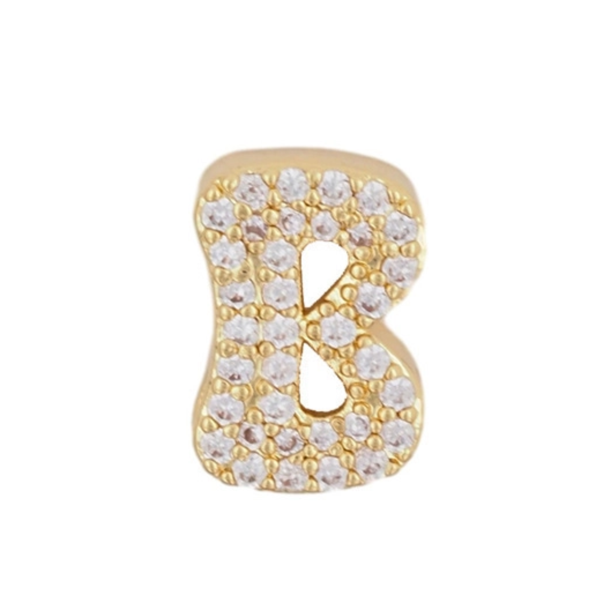 Cosmic Scroll Cz Initial Custom Word Name Necklaces