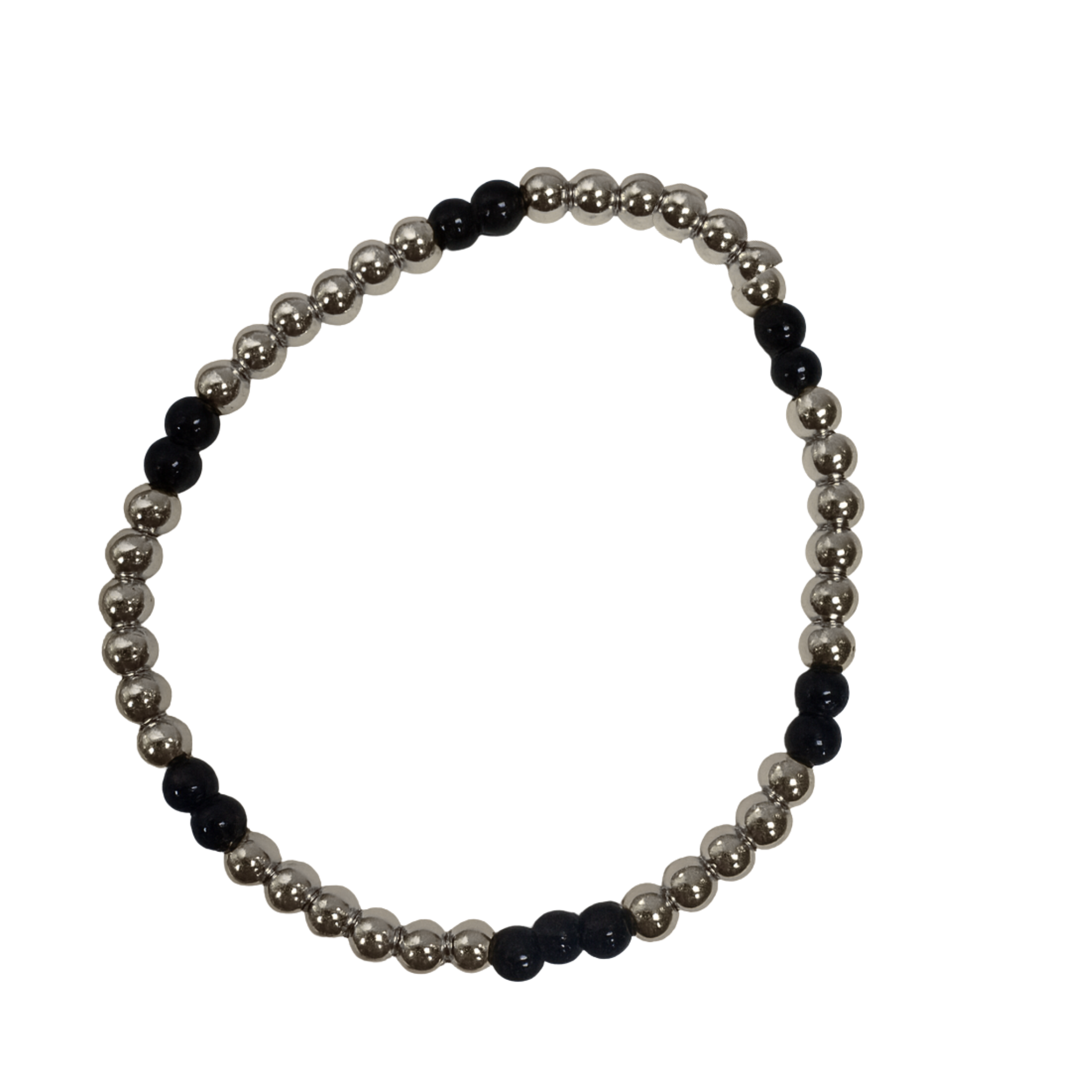 4mm bracelet with color beads