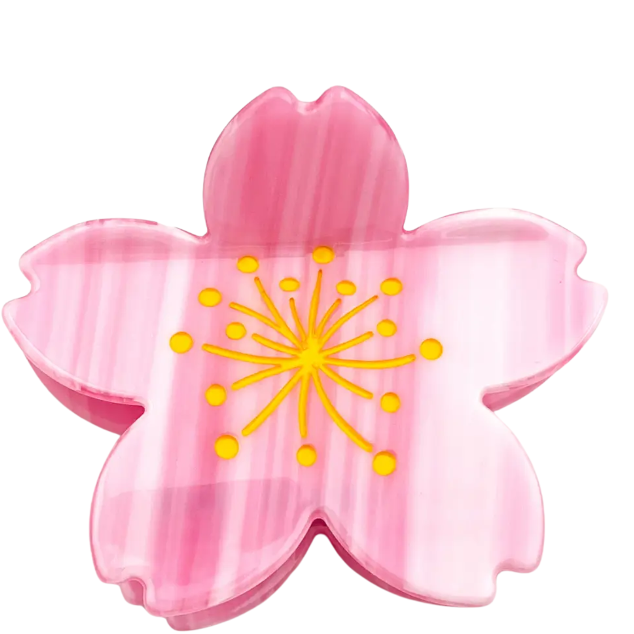 Acetate Flower Hair Clips - Cherry Blossom