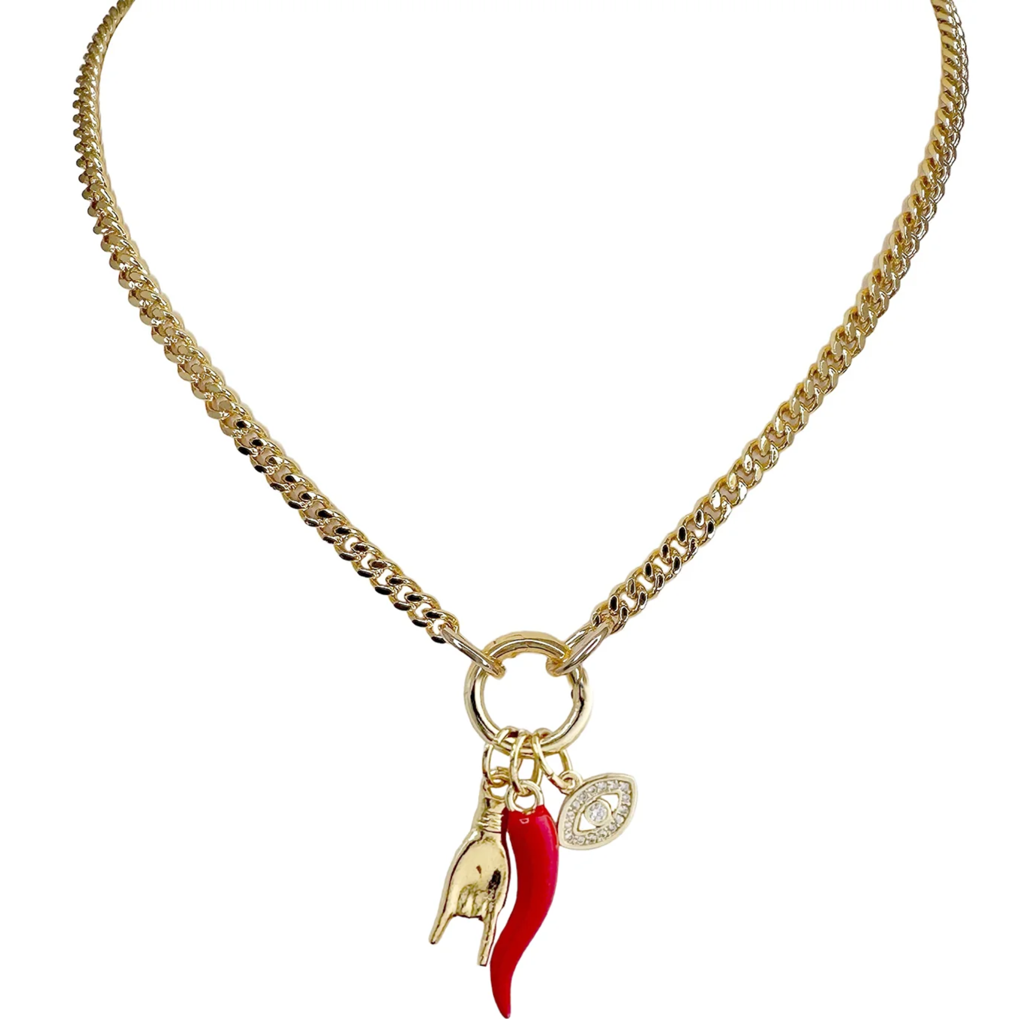Mariano Italian Protection Charm Necklace