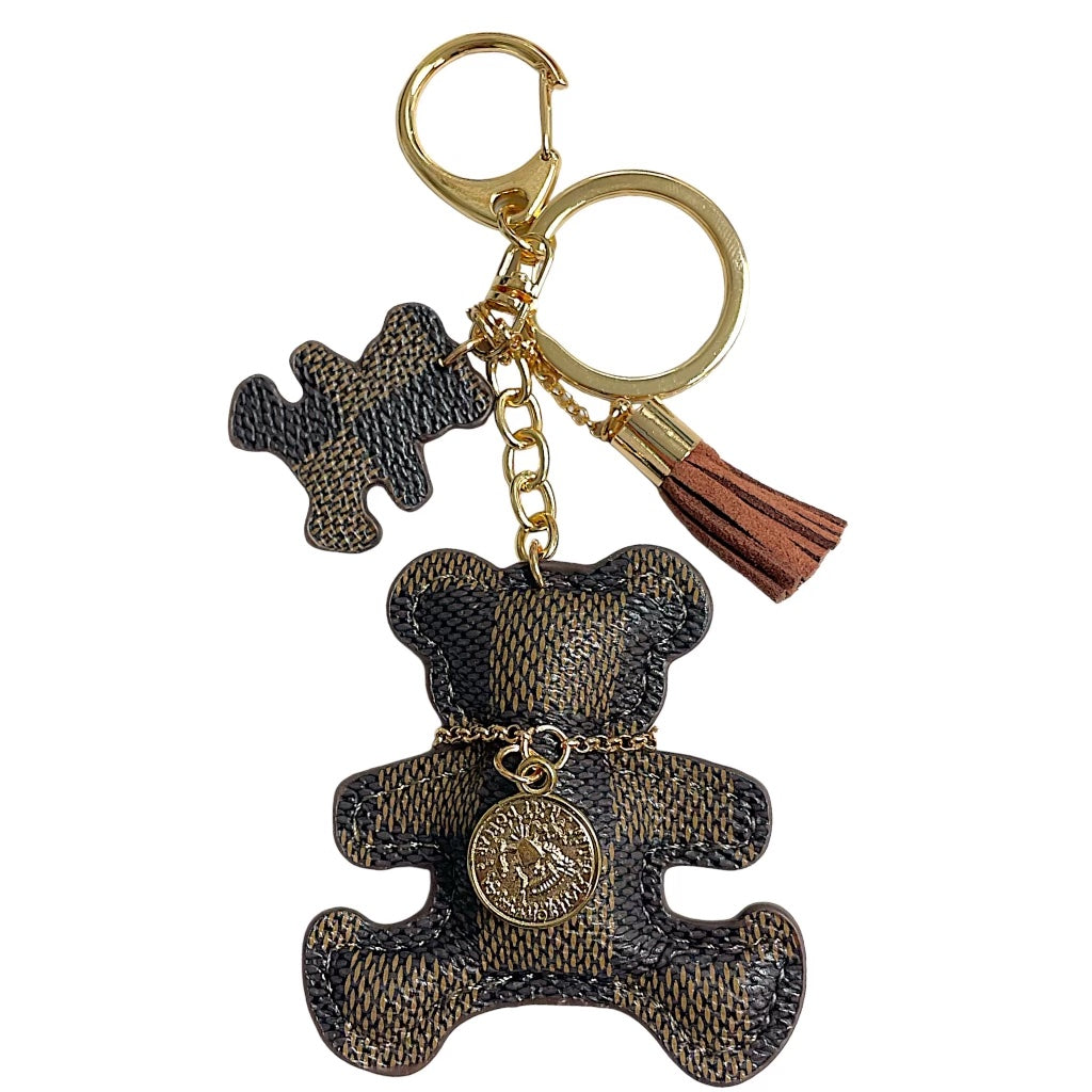 Teddy Bear Tassel Bag Charm - Let's Bag It