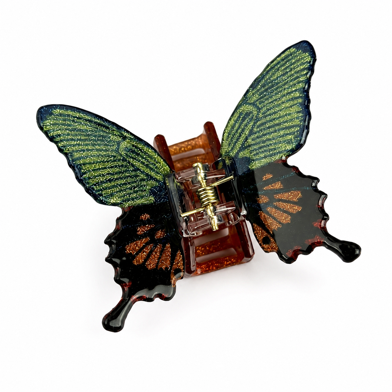 Mini Glitter Butterfly Hair Clips