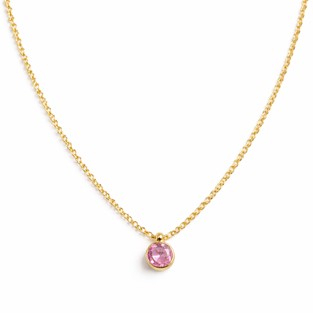 Private label gem stone necklace featuring colorful gemstones on a delicate chain, showcasing vibrant and elegant jewelry.
