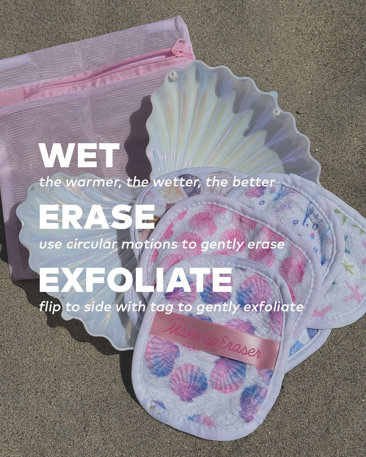 The Original MakeUp Eraser Seashells 7-Day Set
