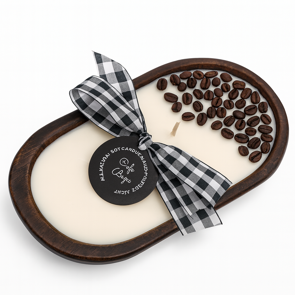 Dough Bowl Soy Candle - "Coffee Break"