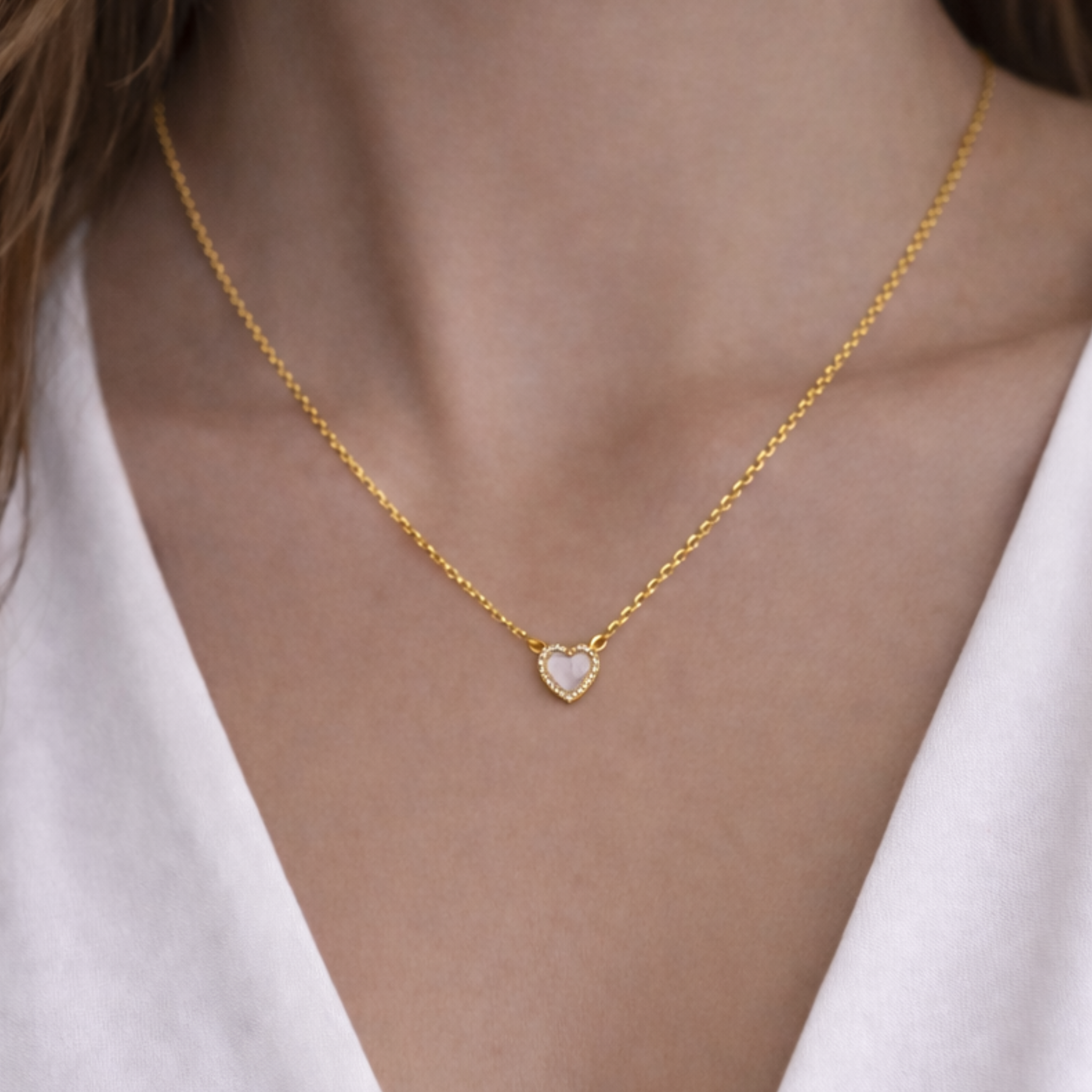 Mini Mother Of Pearl Necklace