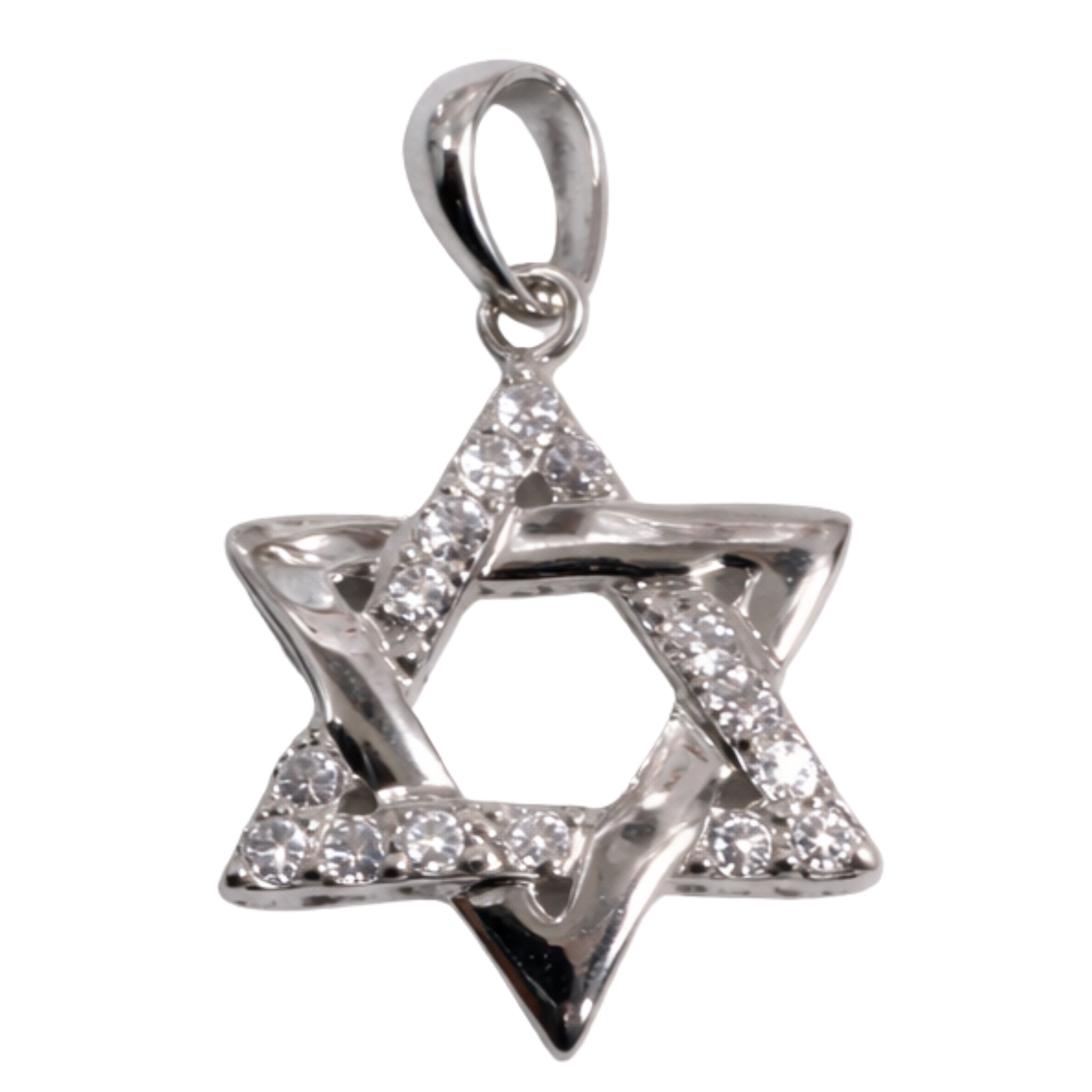 Small Star of david cz charm