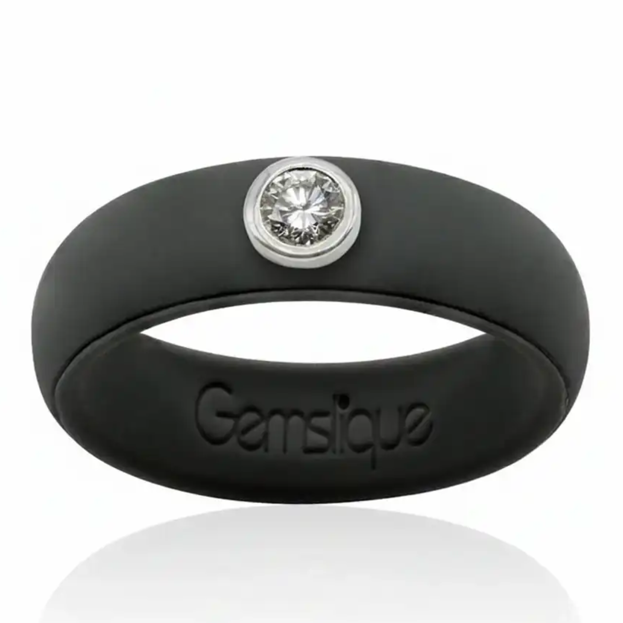 Stone Gray Silicone Ring