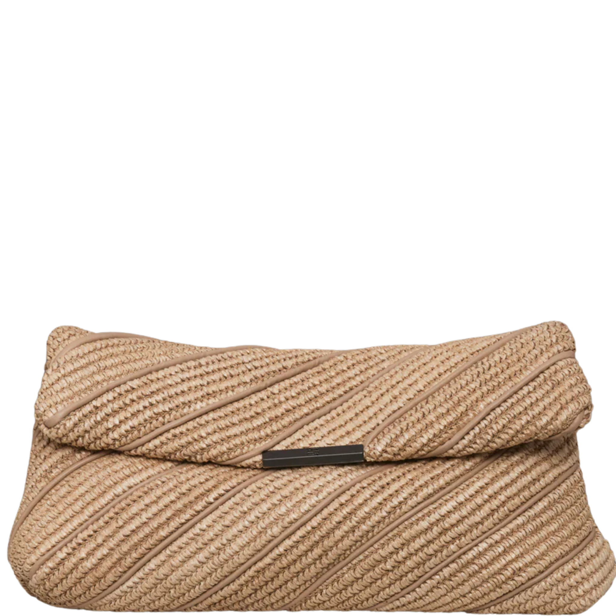 Think Royln Embrace Clutch featuring a heart and bow bag charm, stylishly designed for any occasion.