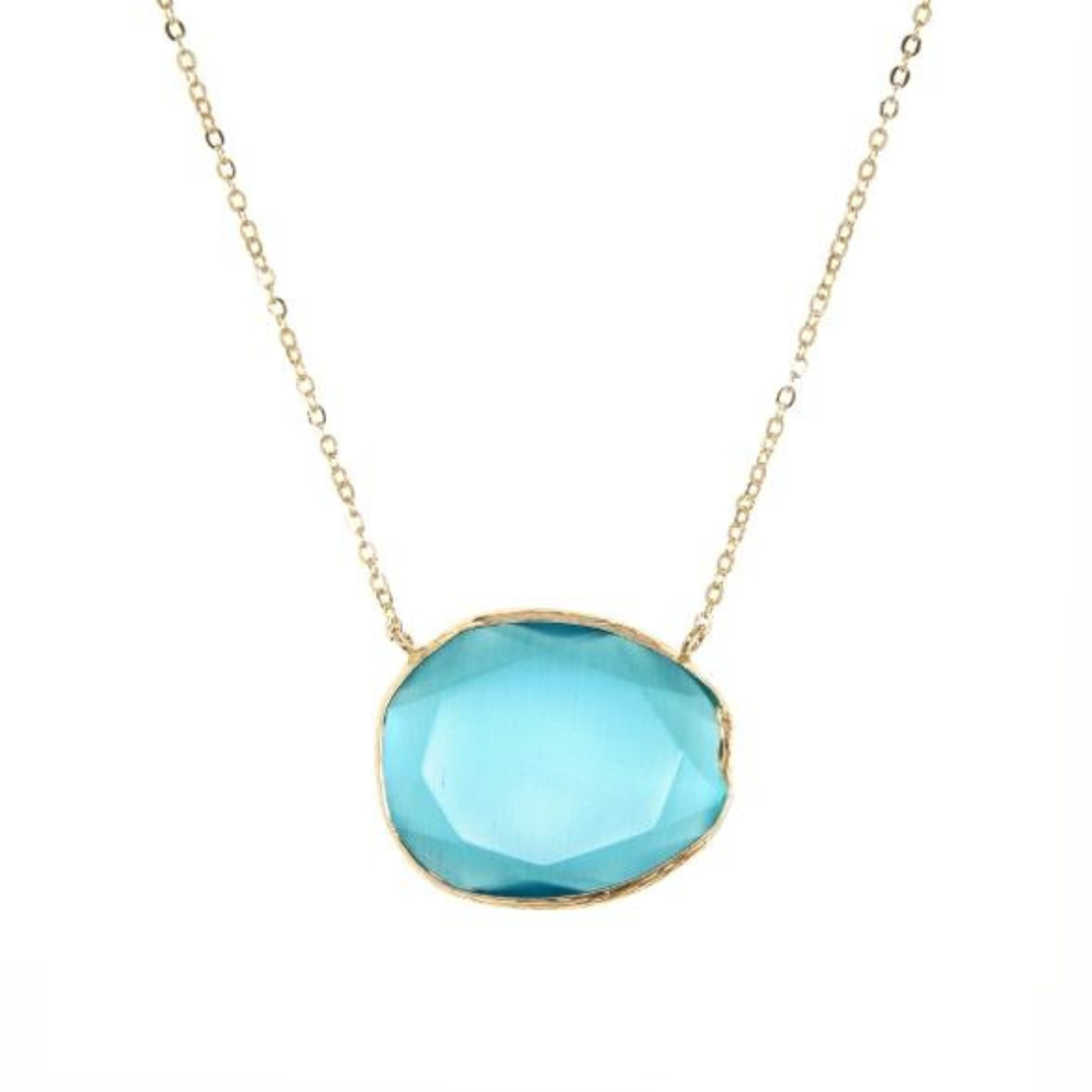 Faceted Glass Necklace - Let's Bag It