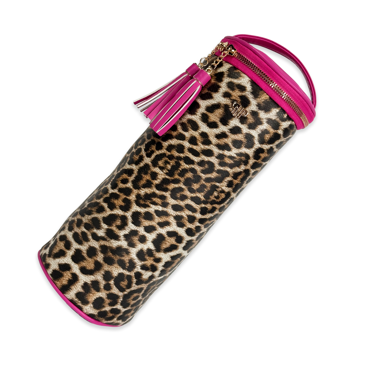 Fierce Leopard Hot Tools Holder pouch by PurseN featuring a stylish leopard print and compact design for organizing hot tools.