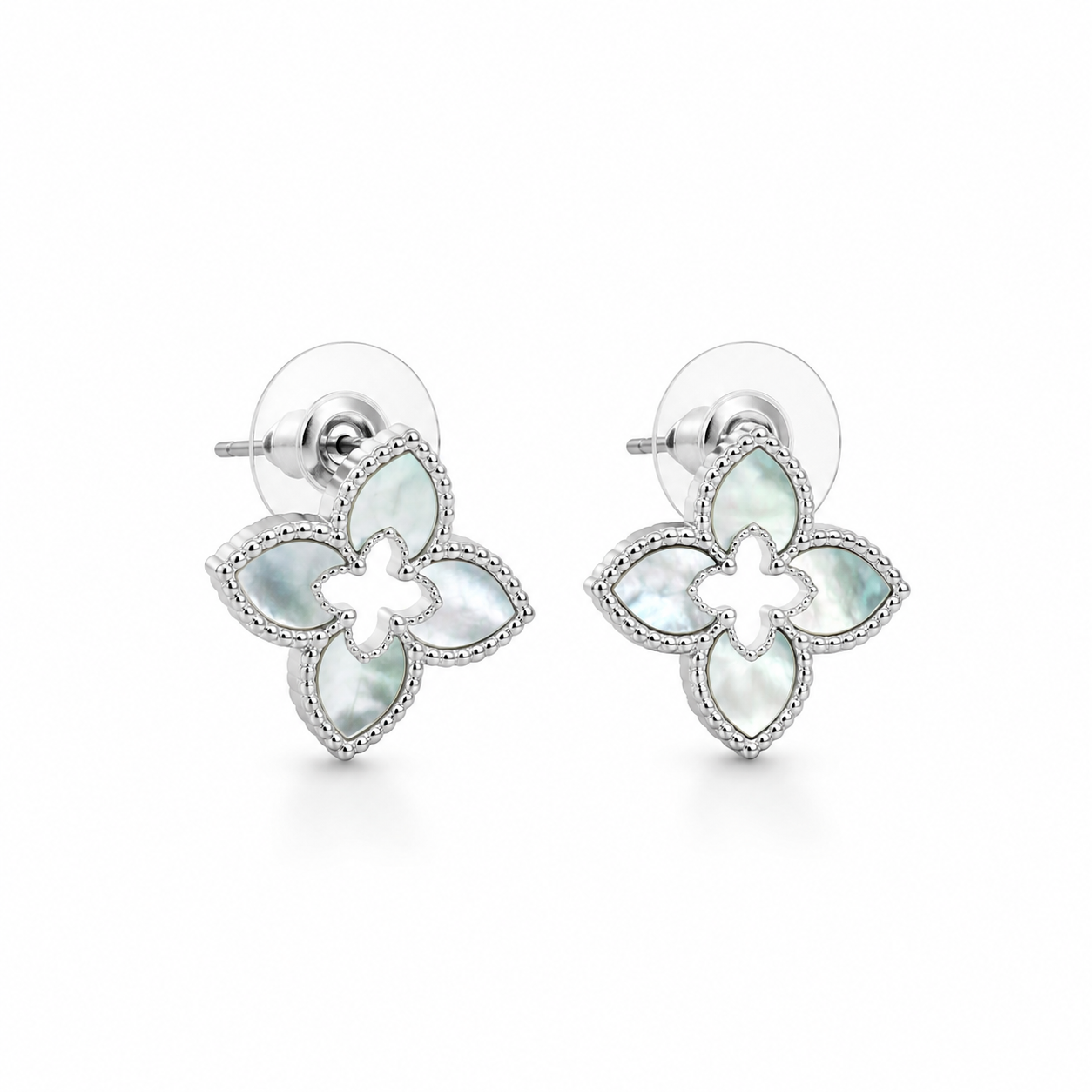Four Point Flower Earrings