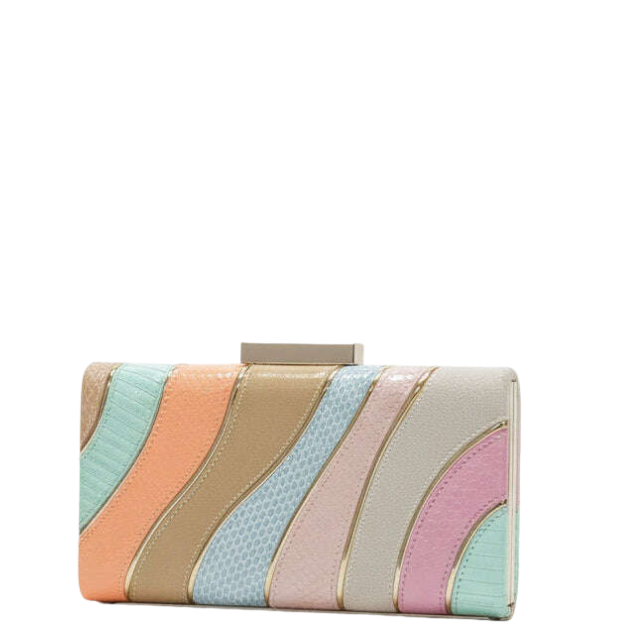 Dolce Vita Ondine Clutch in multicolor with daisy design, stylish accessory for evening or casual occasions.