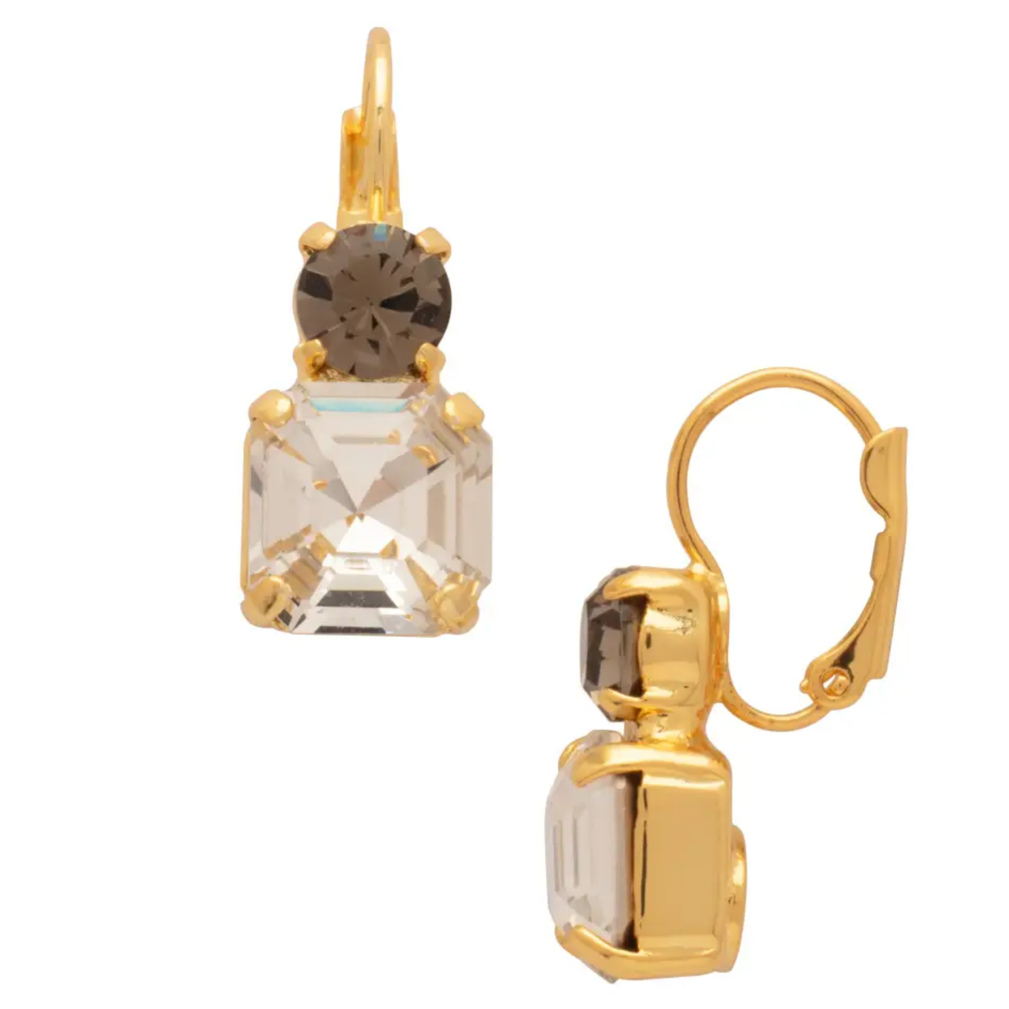 Colorful Kimber dangle earrings by Sorrelli featuring multicolored floral design and elegant drop style.