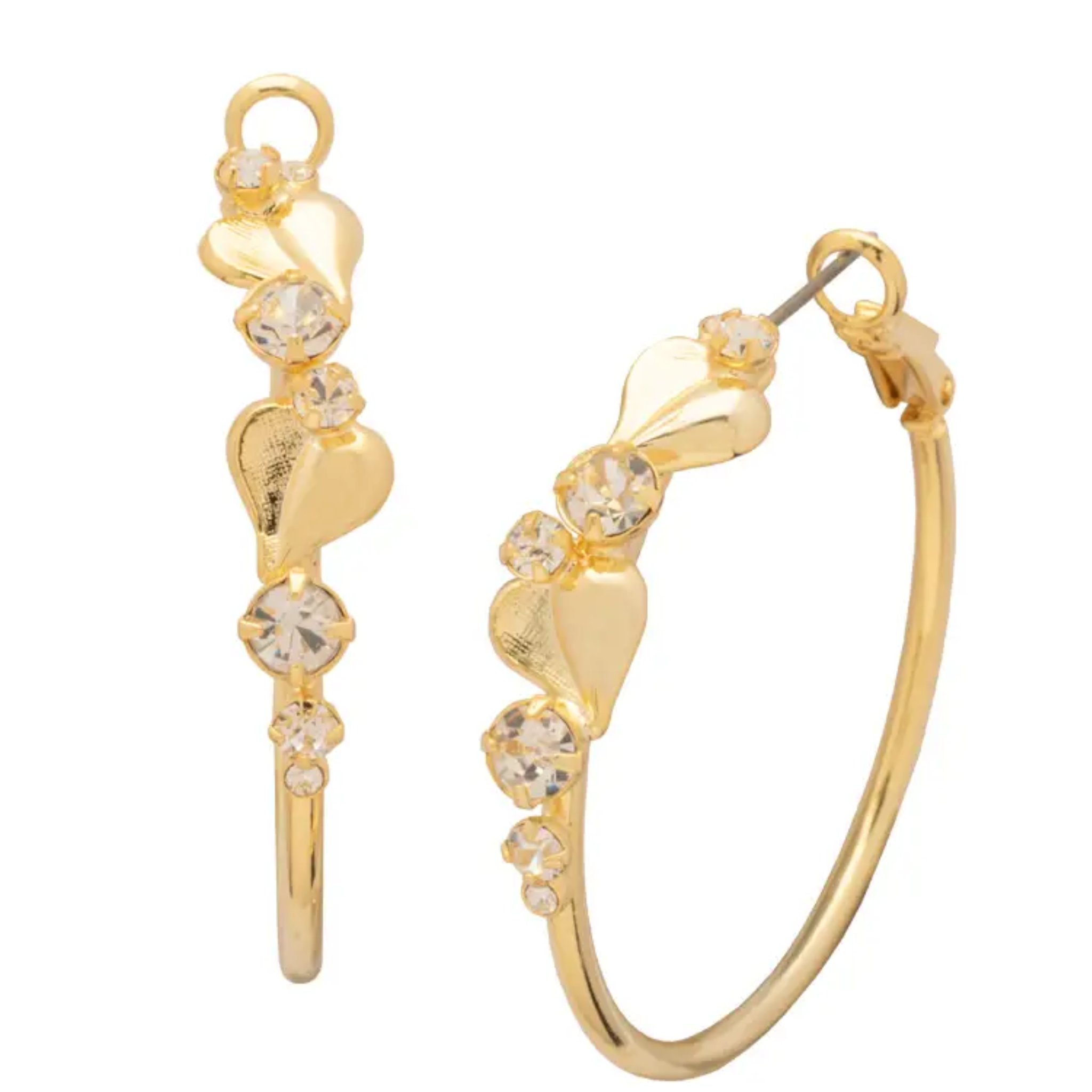 Multicolor Love Letter Hoop Earrings by Sorrelli featuring vibrant, daisy-inspired design in a lightweight, stylish earring style.