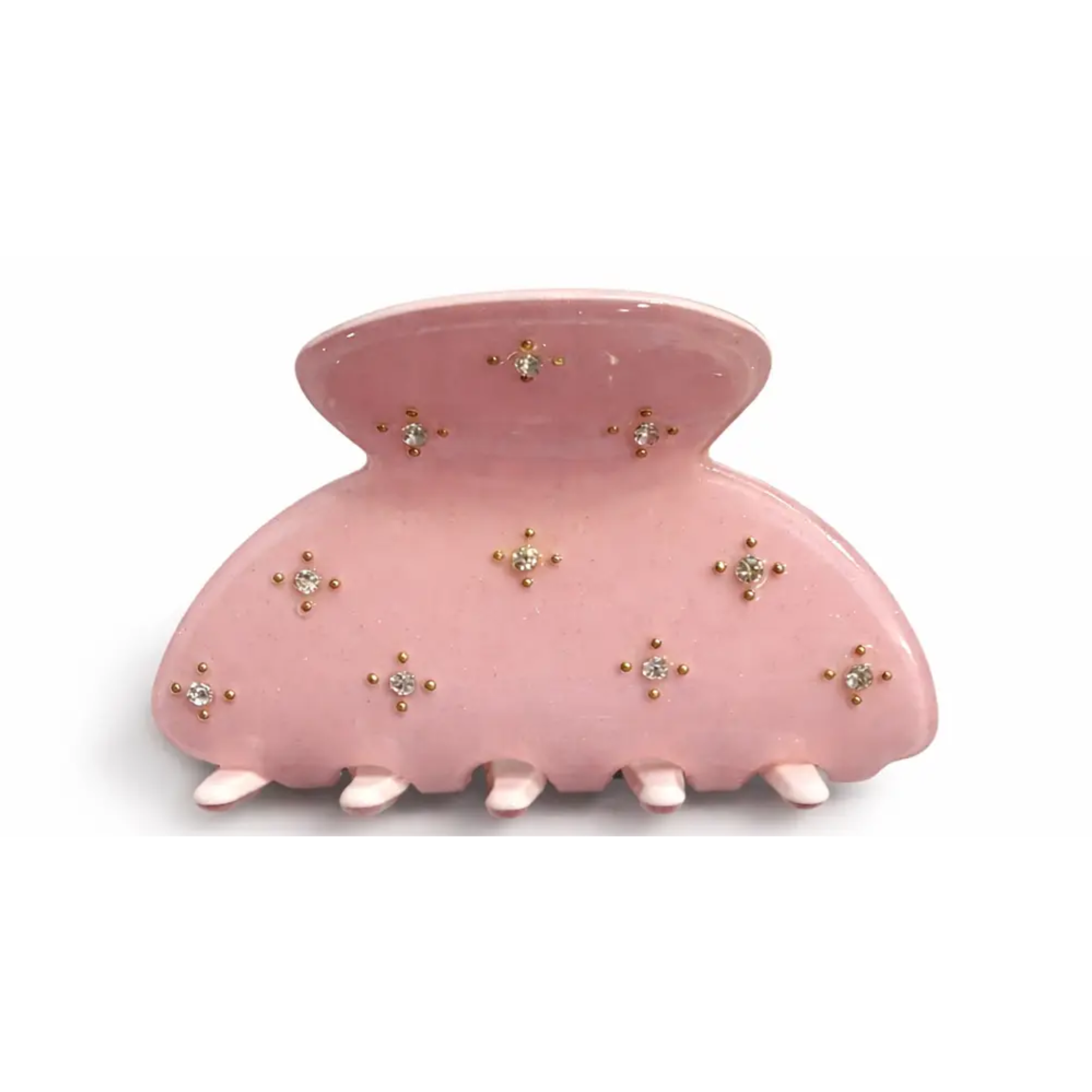 Multicolor rhinestone shimmer hair clips by Private Label, featuring sparkling embellishments and a stylish design for hair accessorizing.