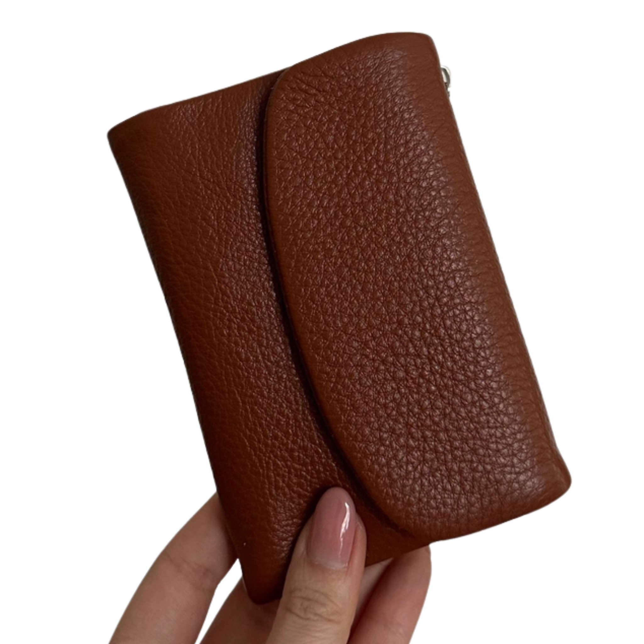 Small Private Label Ruby Wallet with multicolor clip and compact design, ideal for organizing cards and cash.