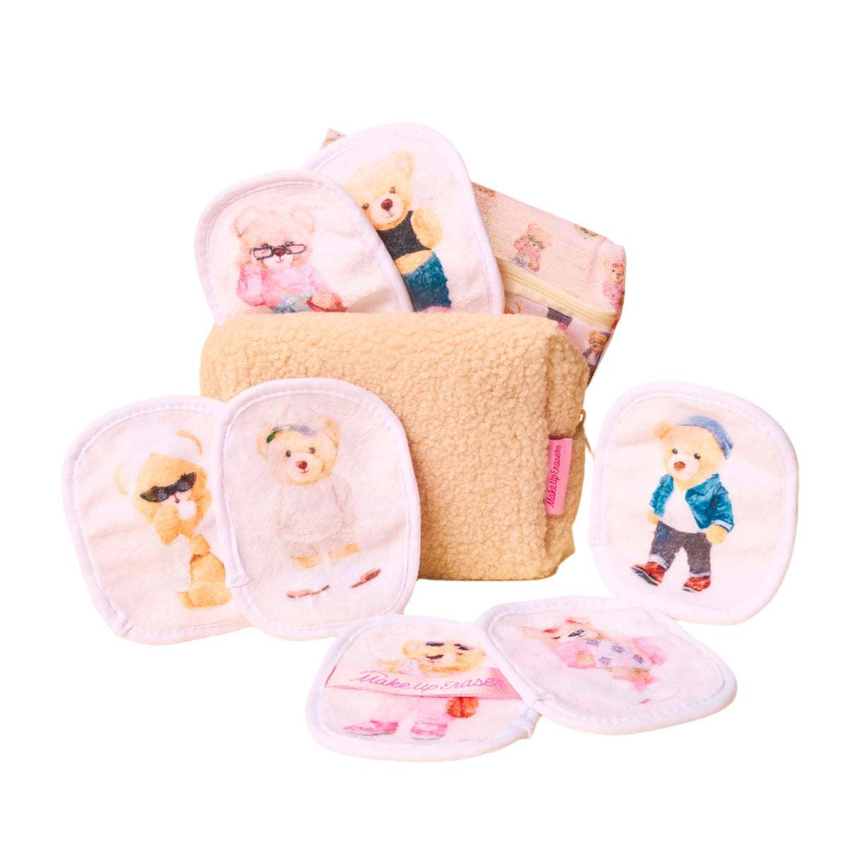 Skincare Teddy Bear 7-Day Gift Set from The Original MakeUp Eraser with soft, plush bear-themed items for gentle skincare routines
