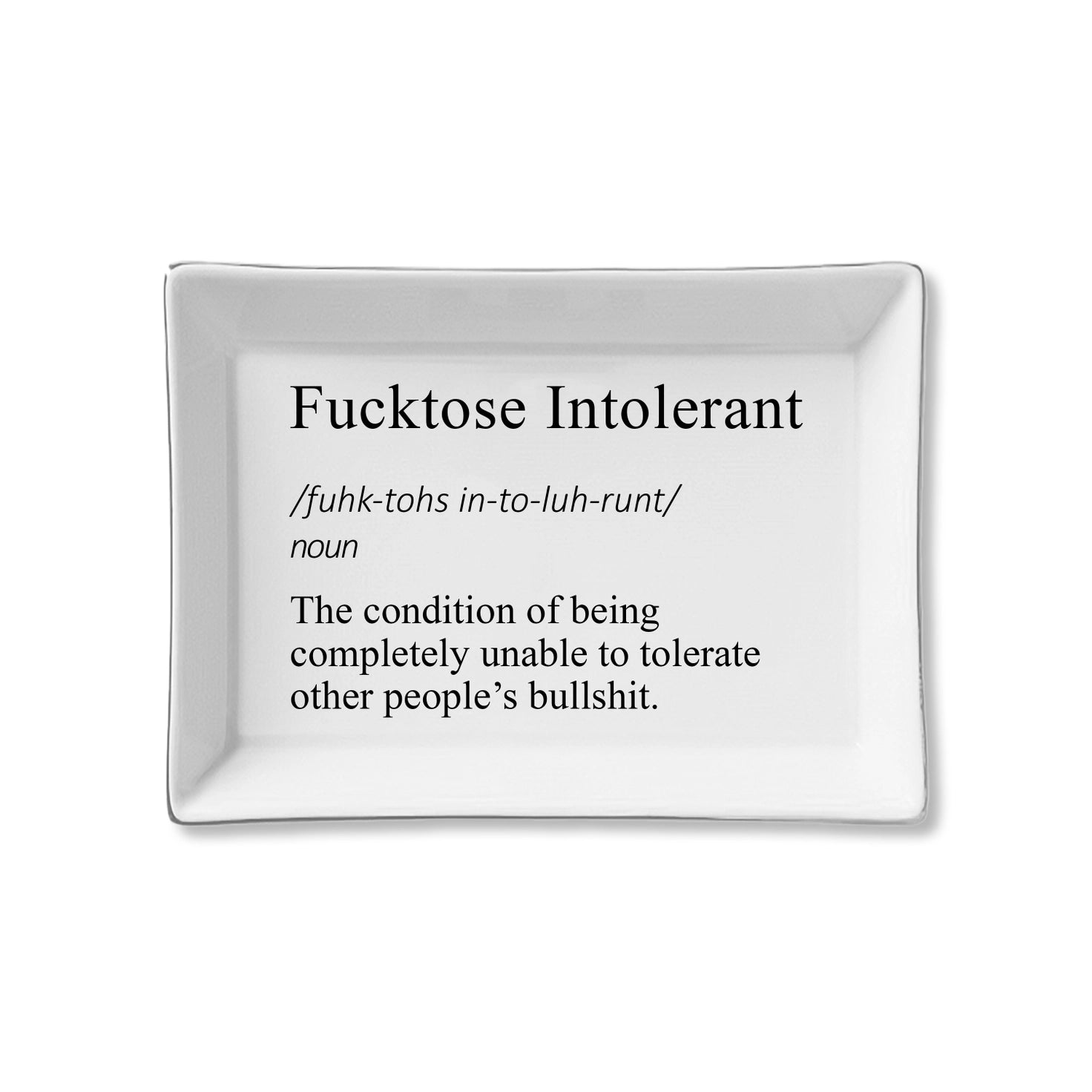 Ceramic Tray - Intolerant