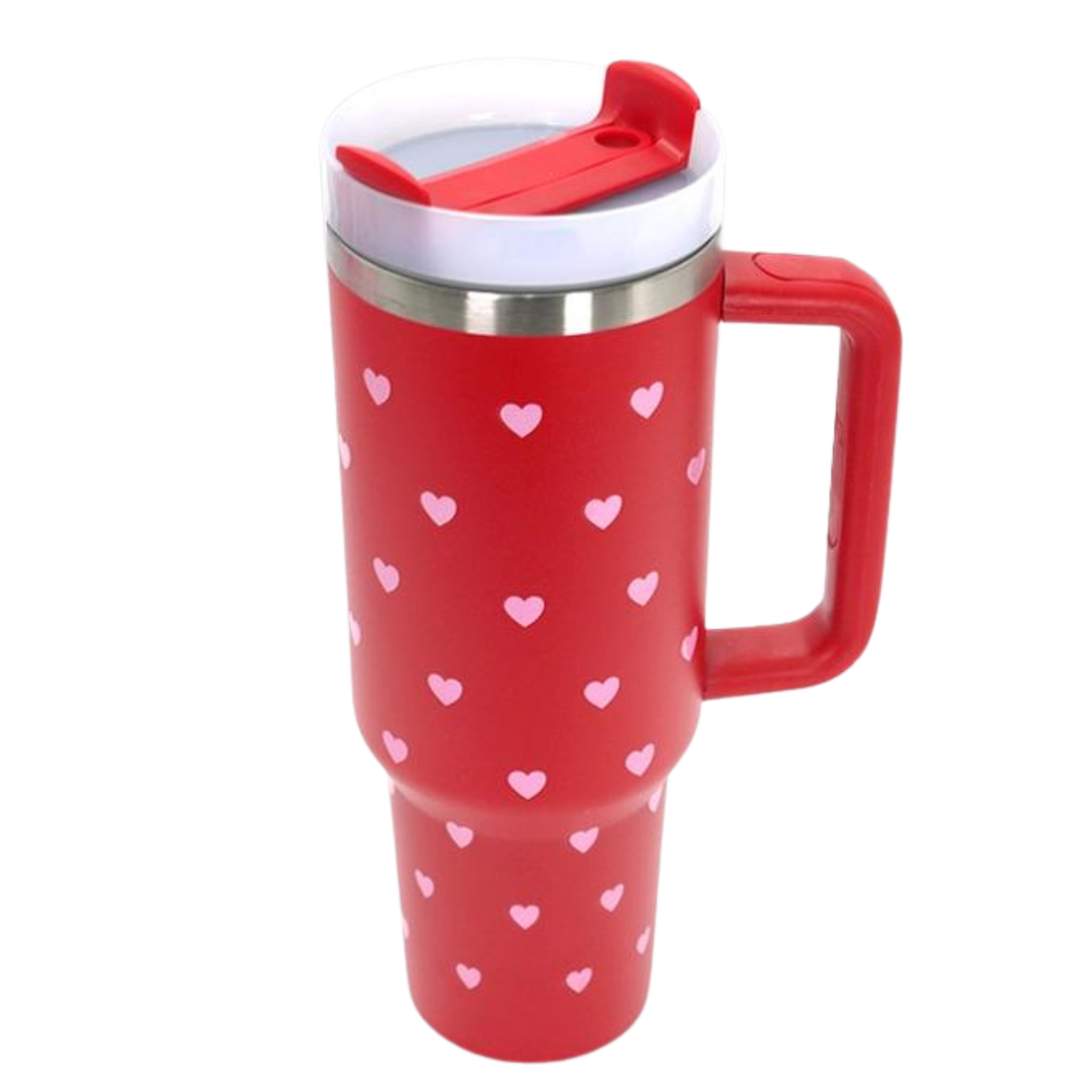 40 OZ Stainless Steel Tumbler with Hearts